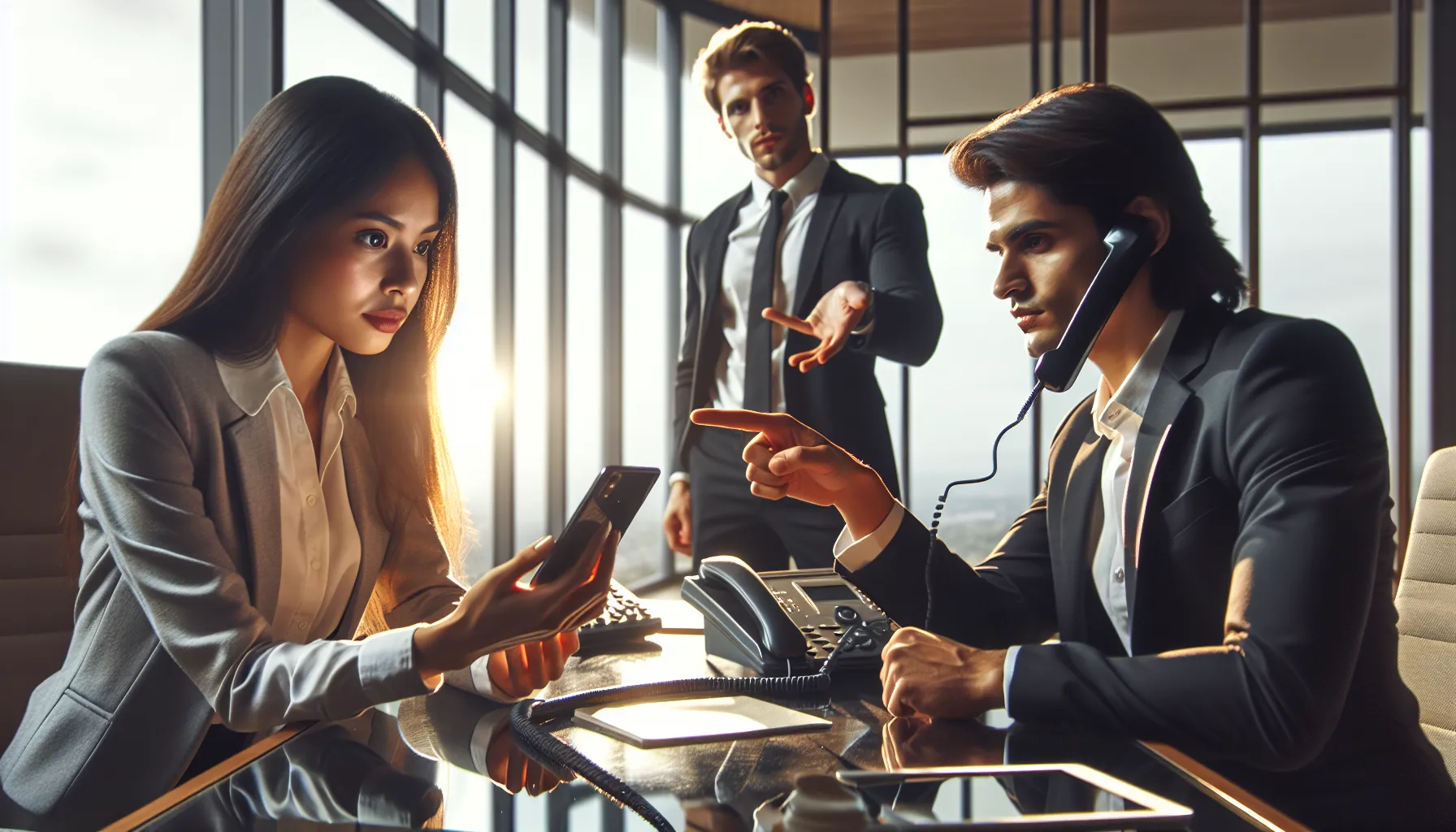 professionals discussing best practices for handling unknown calls.