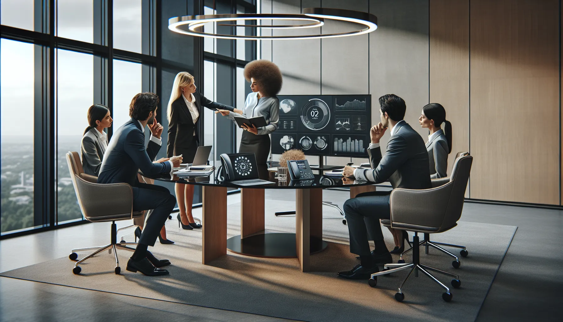 diverse team discussing best practices for handling unknown calls.