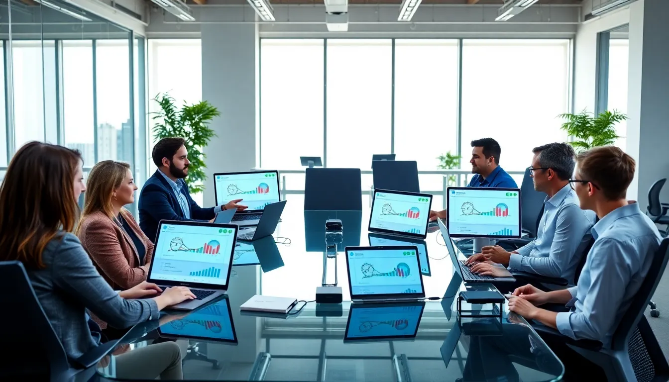 diverse team discussing employer obligations for remote work.