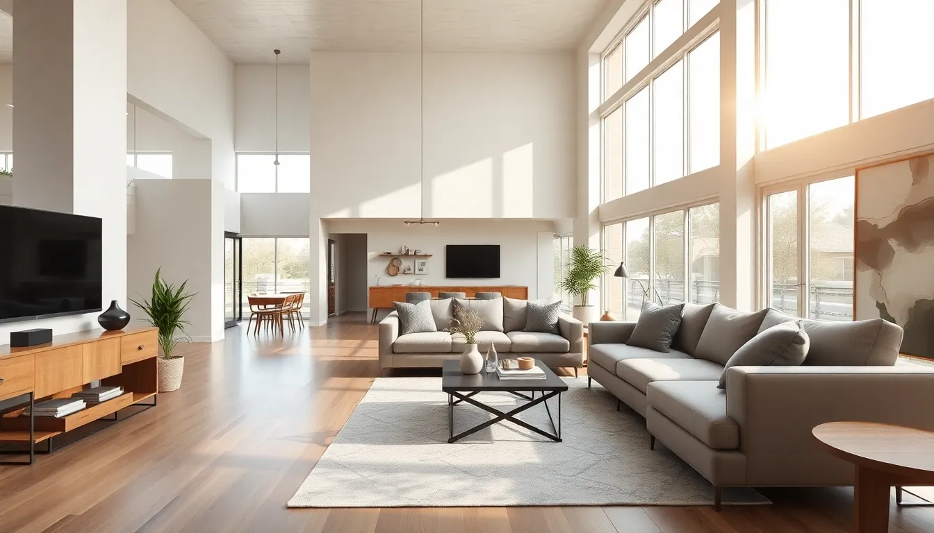 modern Texas home interior reflecting current home improvement trends.