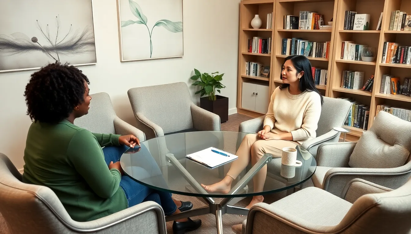 parents in a counseling session focused on co-parenting strategies.