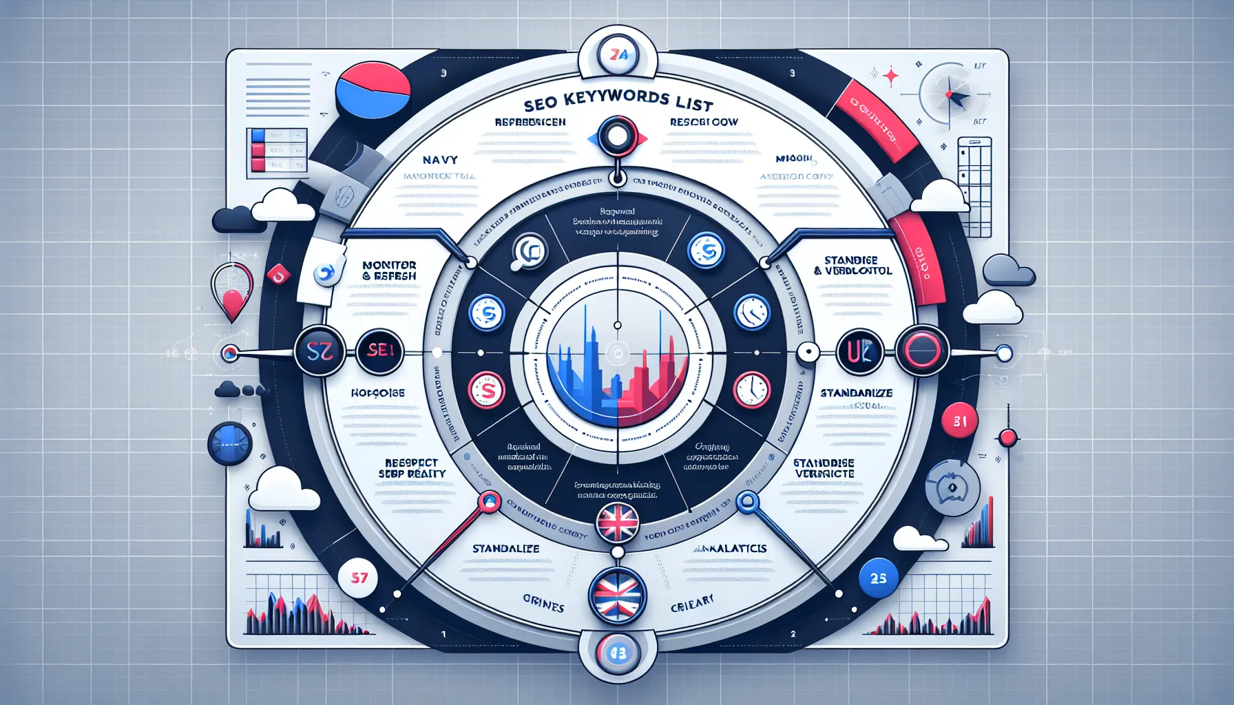 UK SEO keyword list maintenance cycle, SERP alignment, and version control.