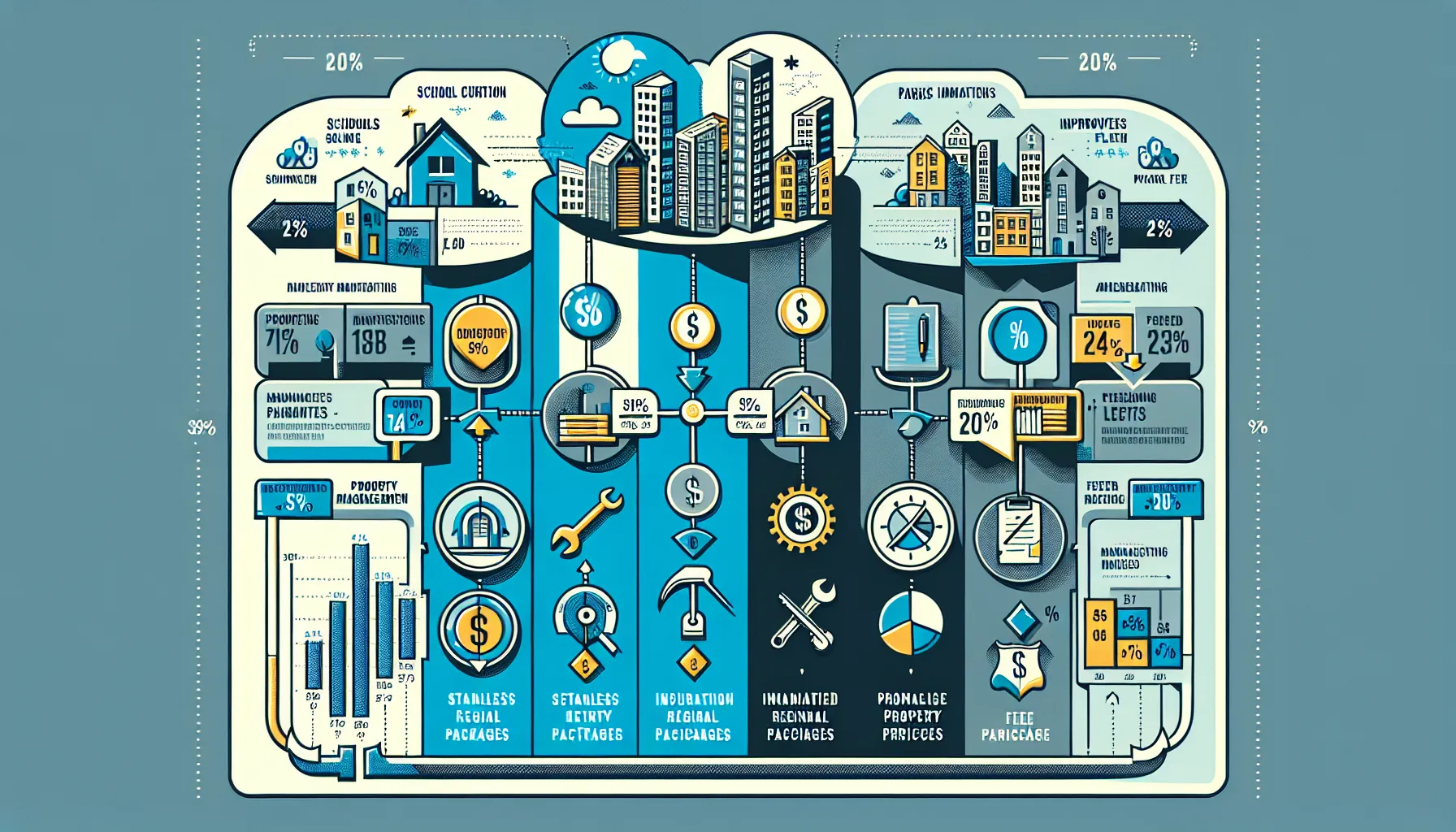 infographic showing factors that affect rent prices in Danville