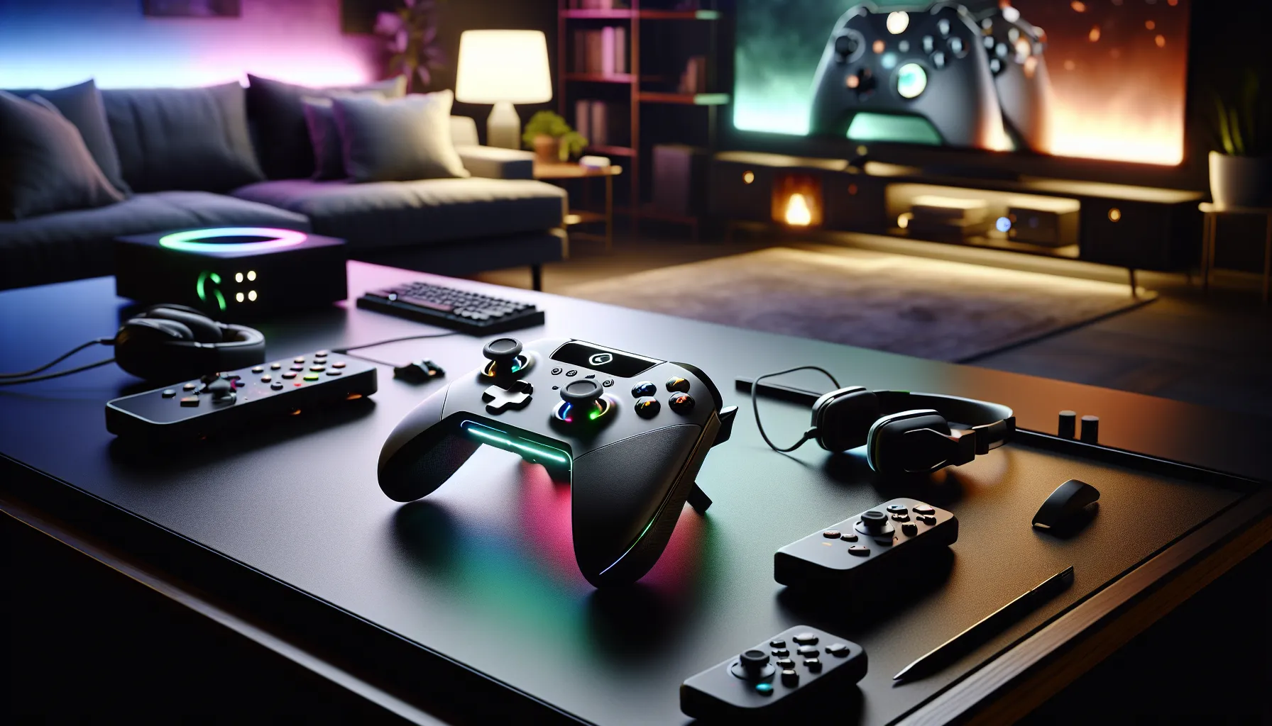 modern gaming gadget with customizable controls and immersive sound.