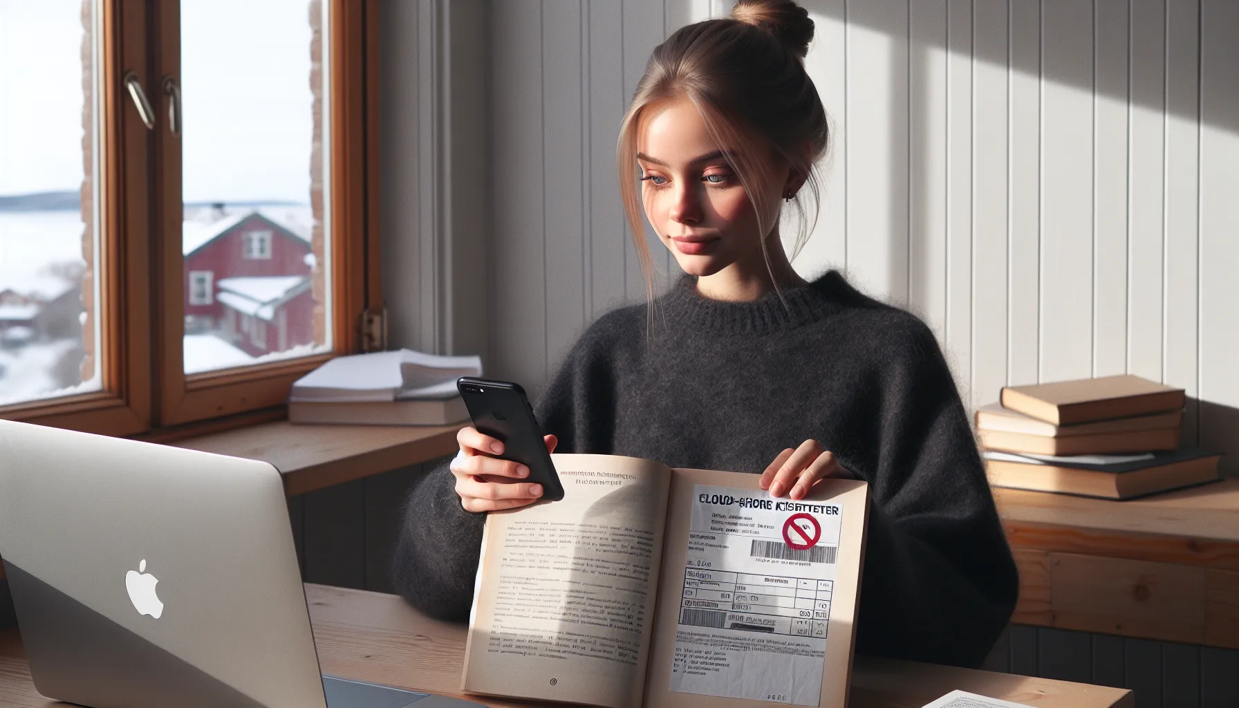 Student scans a few textbook pages for personal use, not sharing.