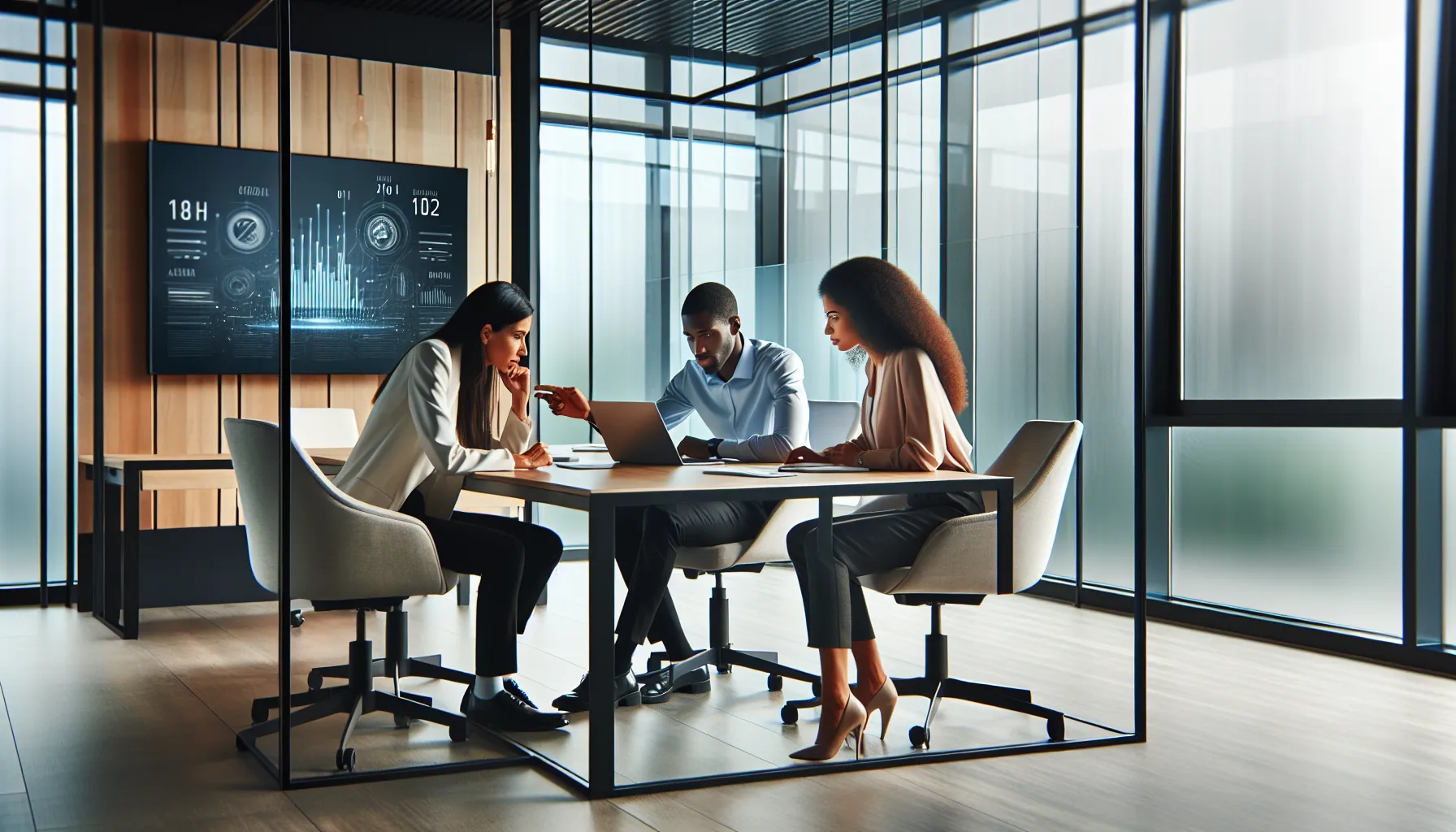 diverse team collaborating on a project involving Alexousa104.