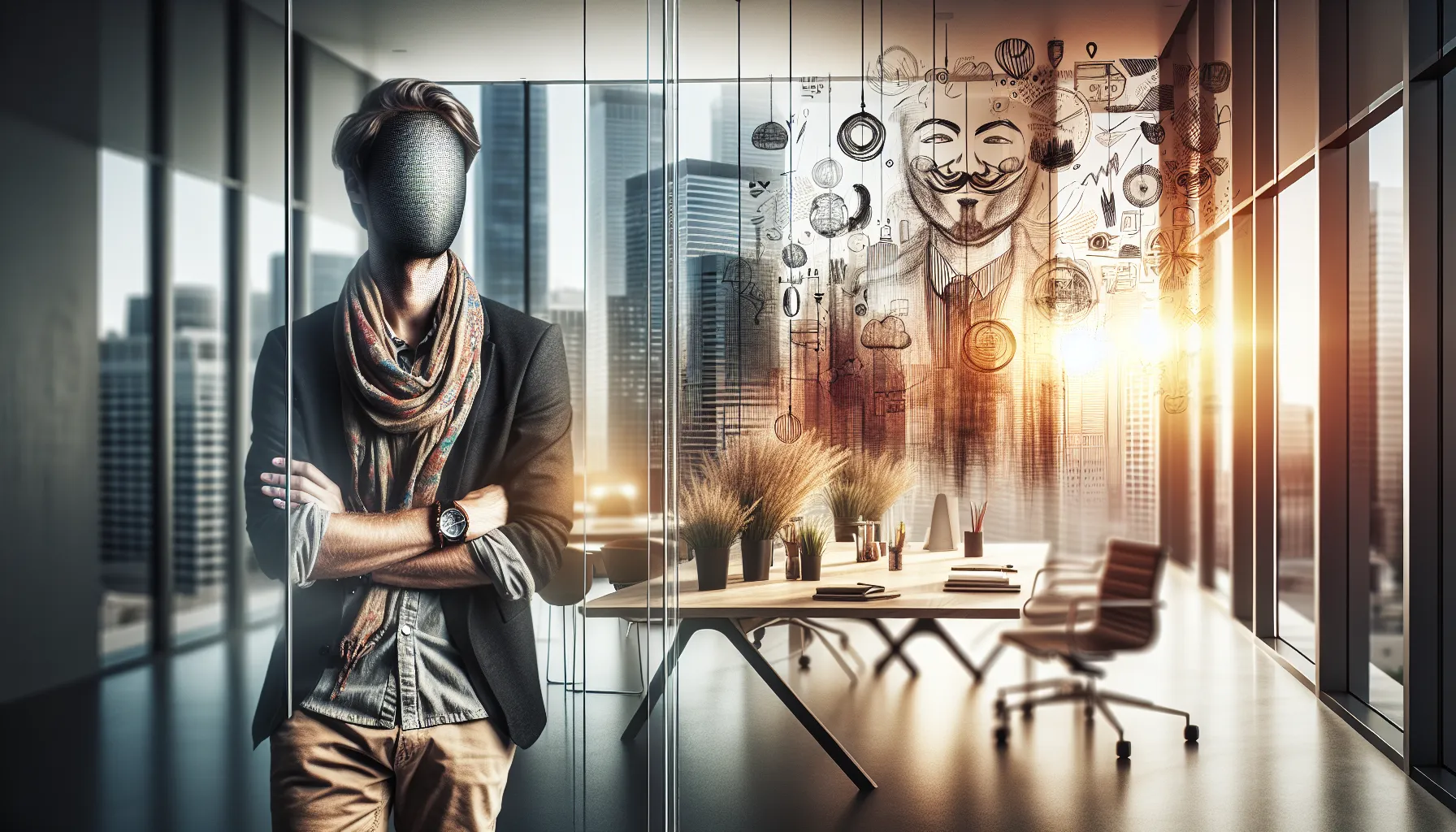 Alexechristin99 in a modern office, embodying creativity and inspiration.