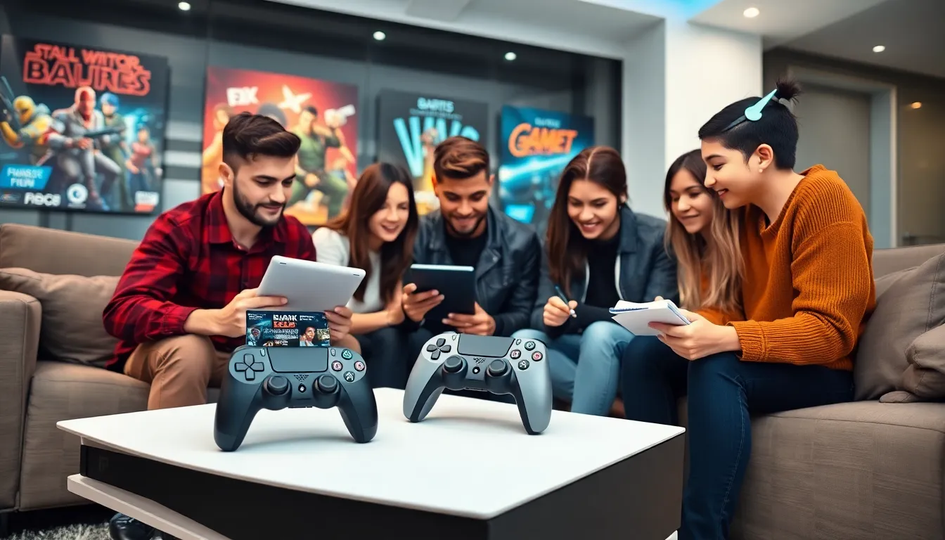 group planning gaming purchases for Black Friday deals.