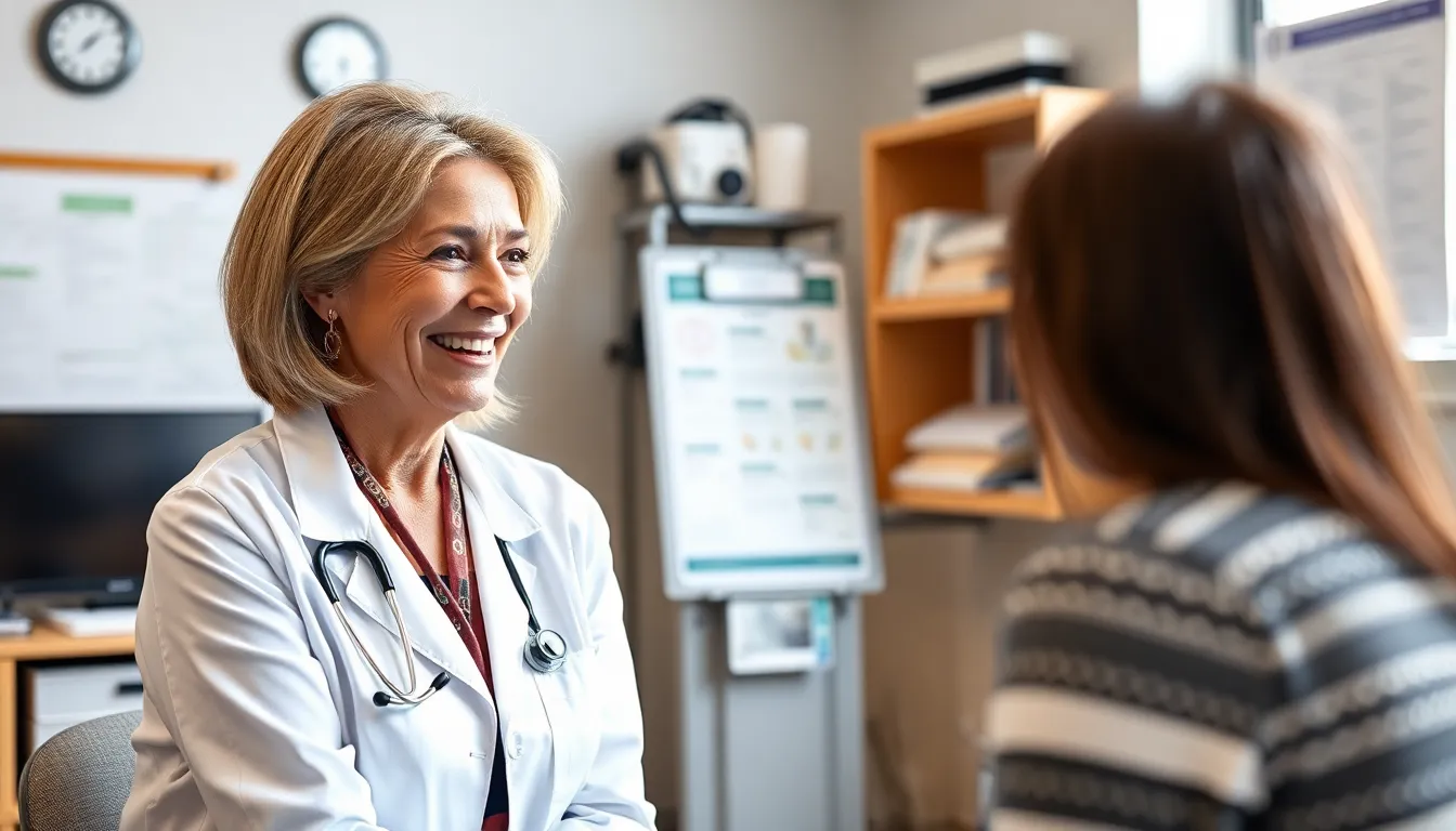 doctor and patient in consultation for better health outcomes, showing the link between direct primary care and emergency services