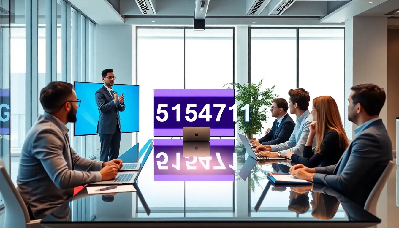 diverse team discussing the significance of 6025154711 in a modern office.
