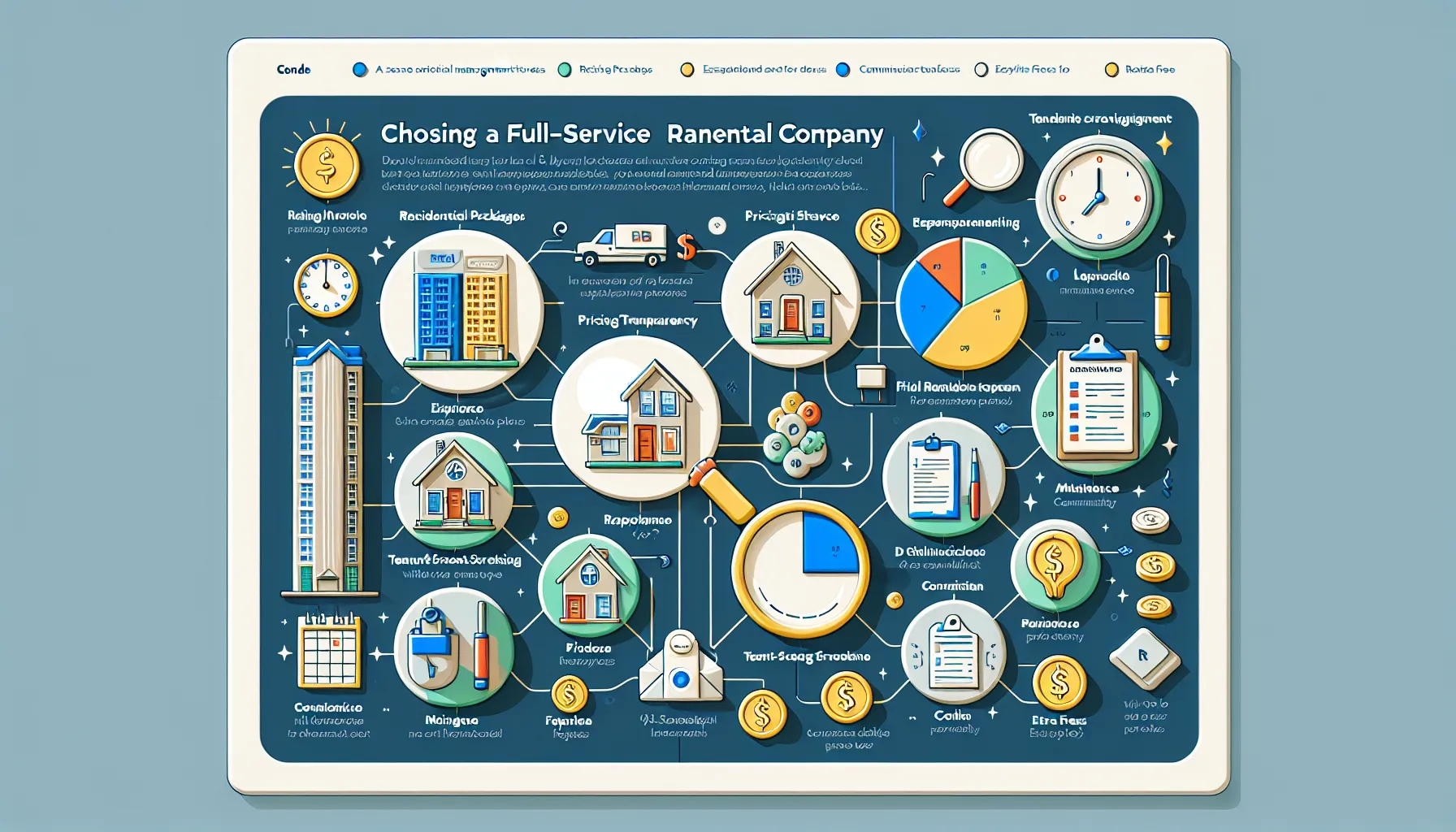 comparison chart showing how to choose a Lafayette rental management company