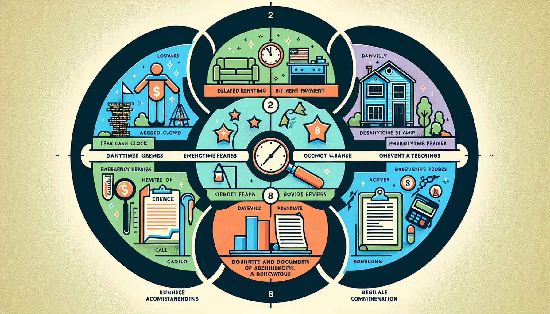 diagram showing main challenges for Danville landlords in the US