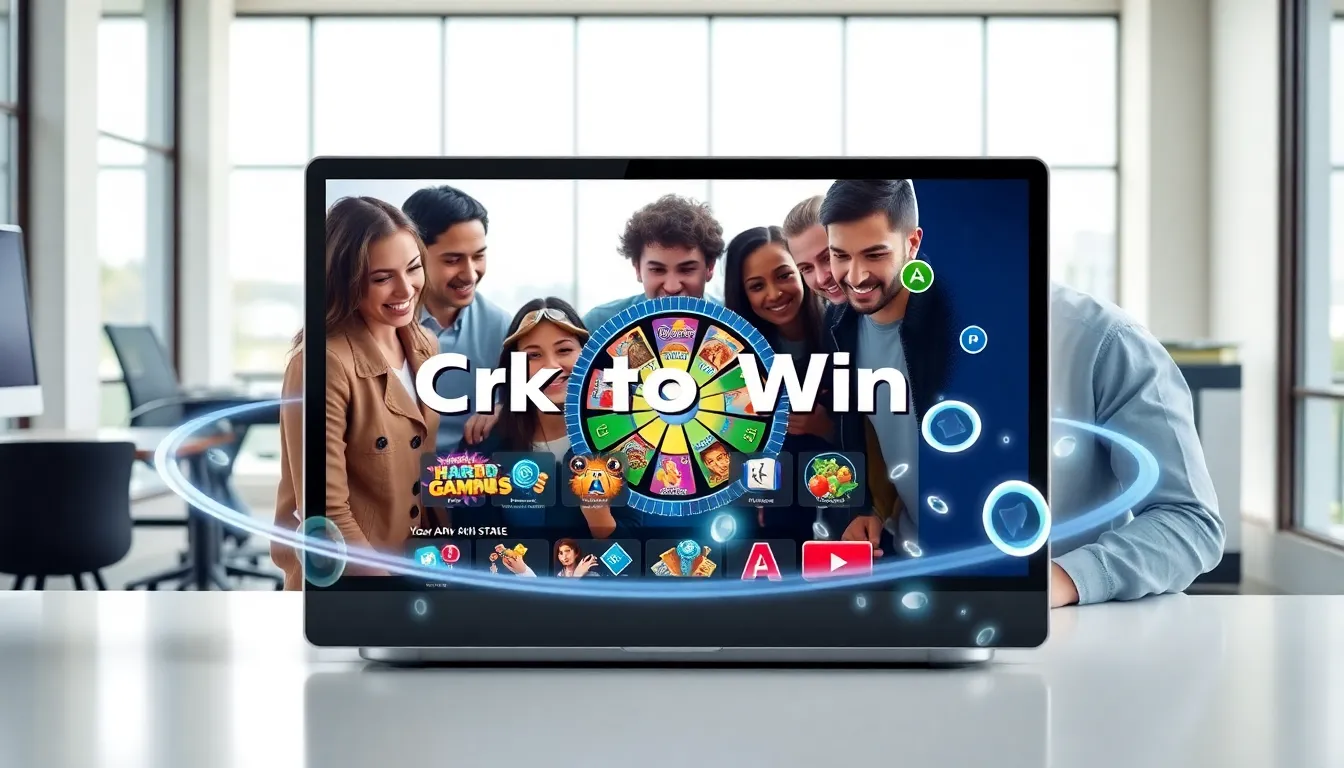 Group engaging with the Ck2generator digital interface in a modern office.