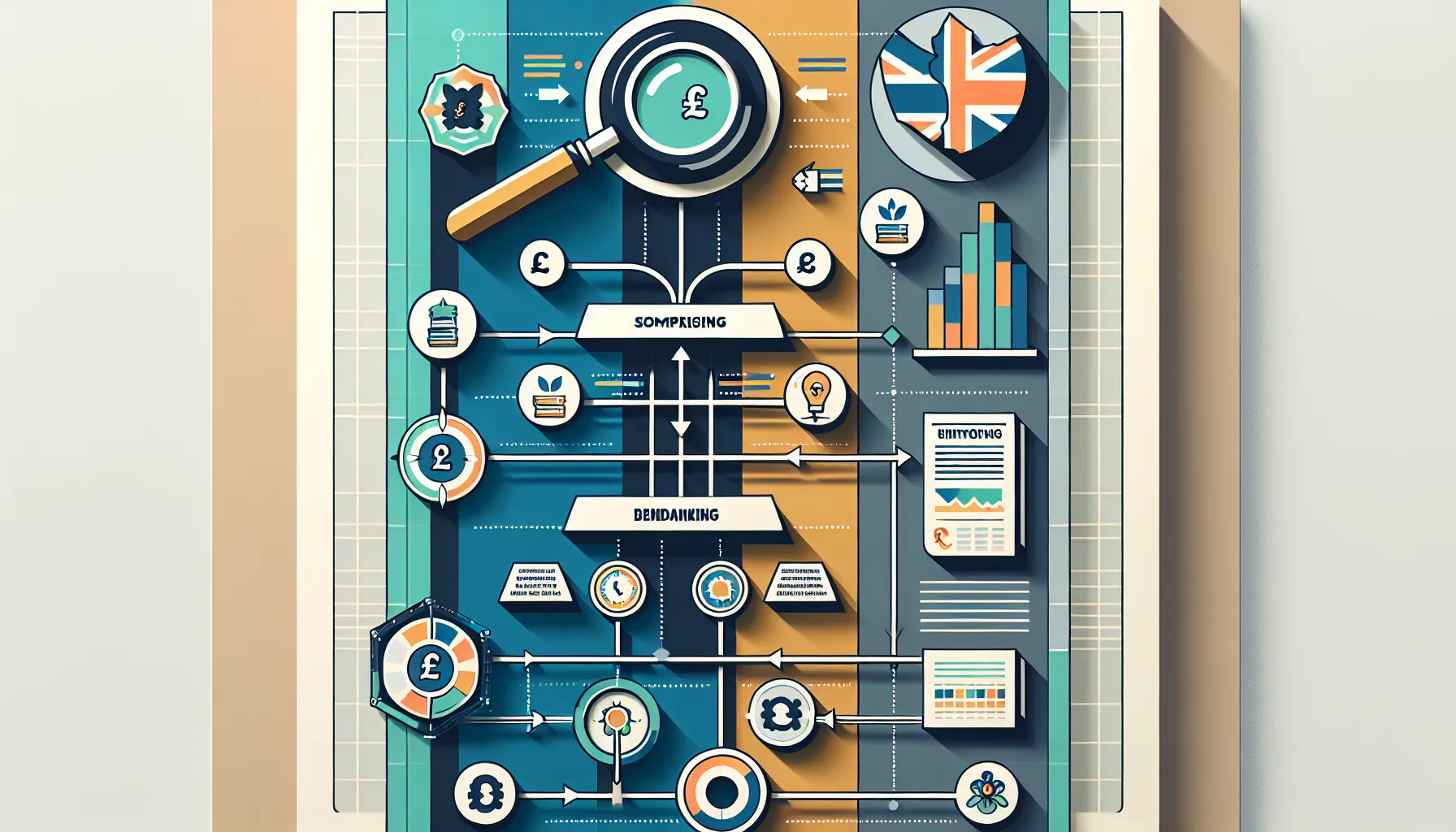 Three-step UK SEO affiliate diagram: niche selection, intent analysis, and topic map.