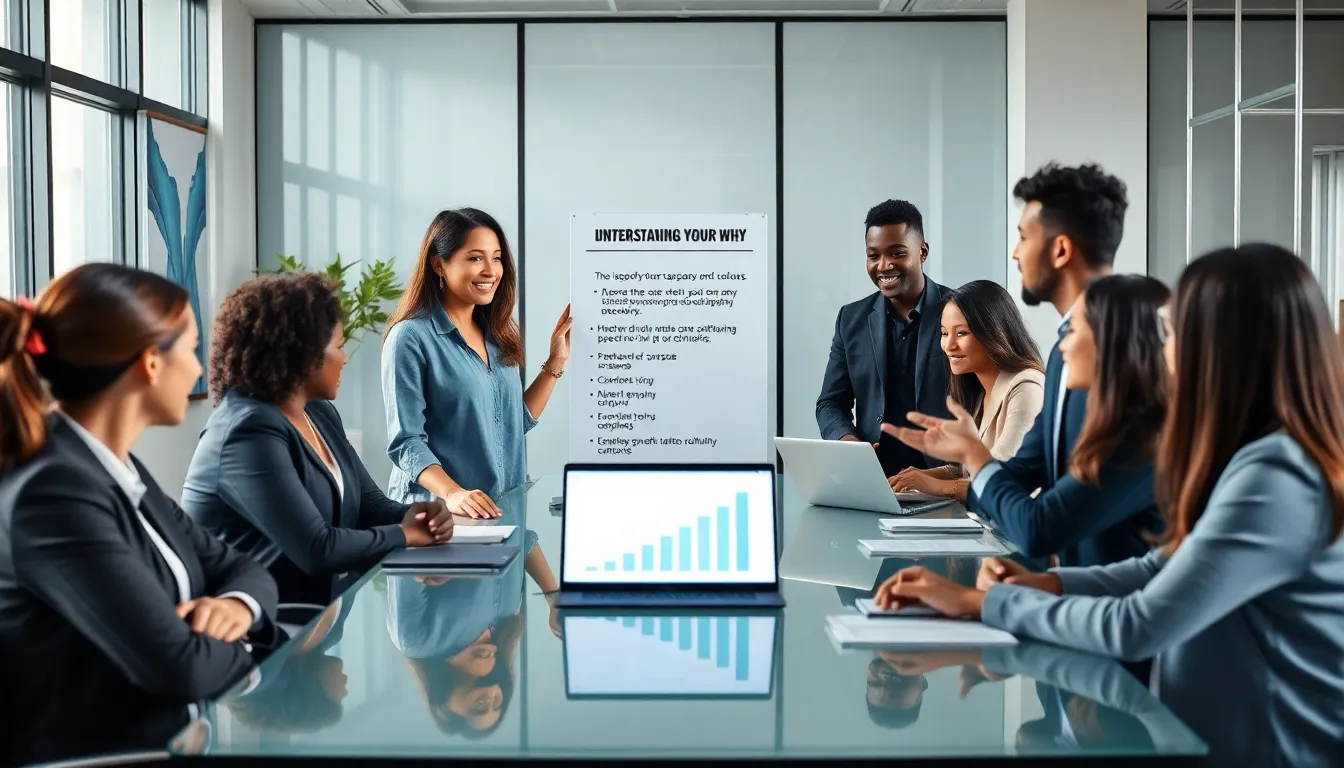 diverse team discussing interview motivation strategies in a modern office.