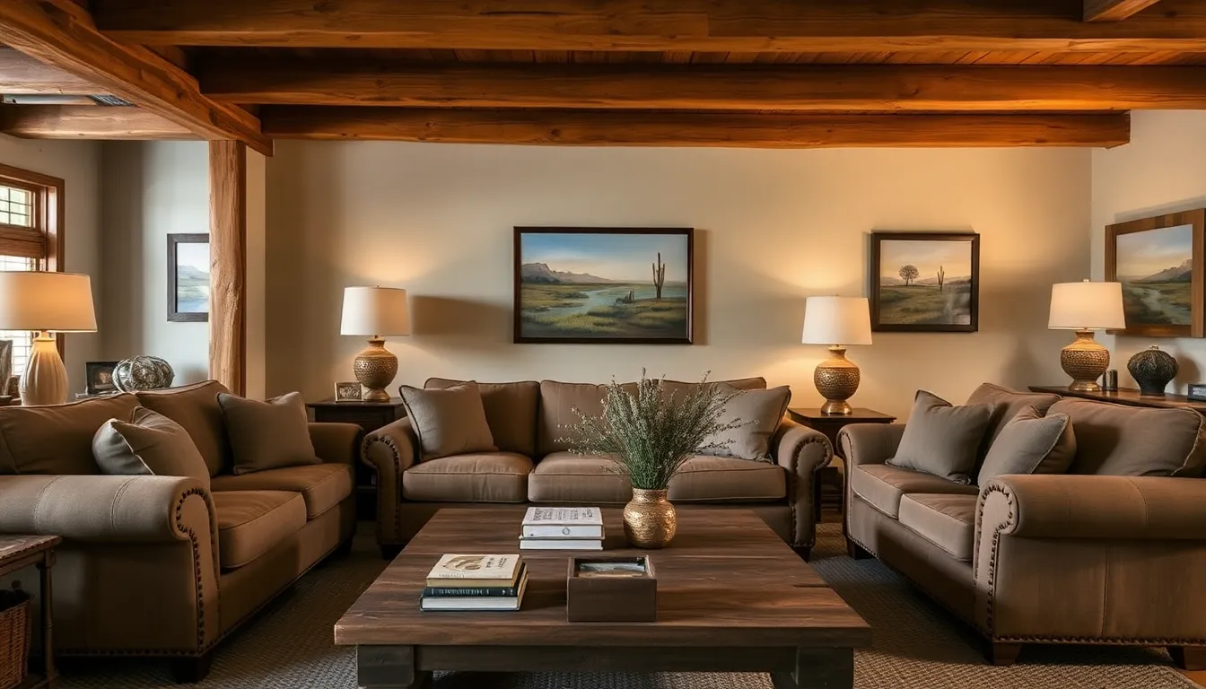 inviting living space inspired by Zach Bryan's design aesthetic.