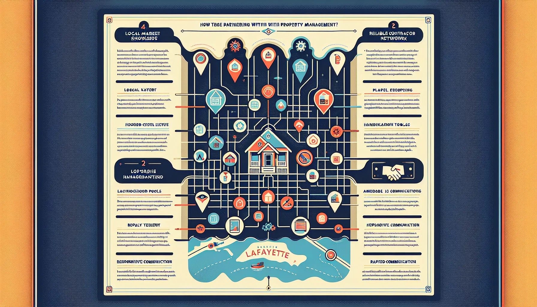 infographic showing benefits of Lafayette property management experts