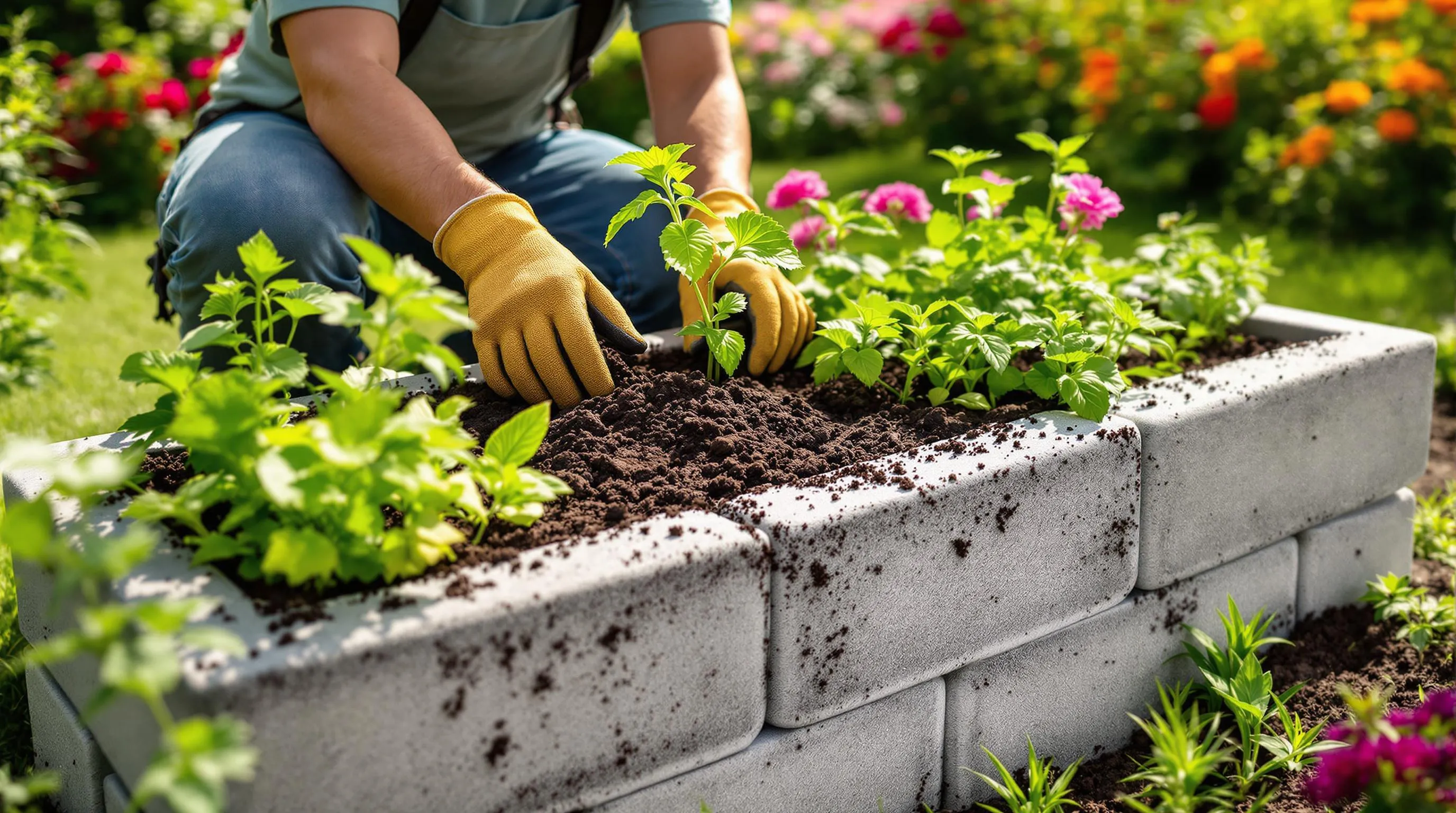 10 Creative Cinder Block Garden Ideas to Transform Your Outdoor Space 2