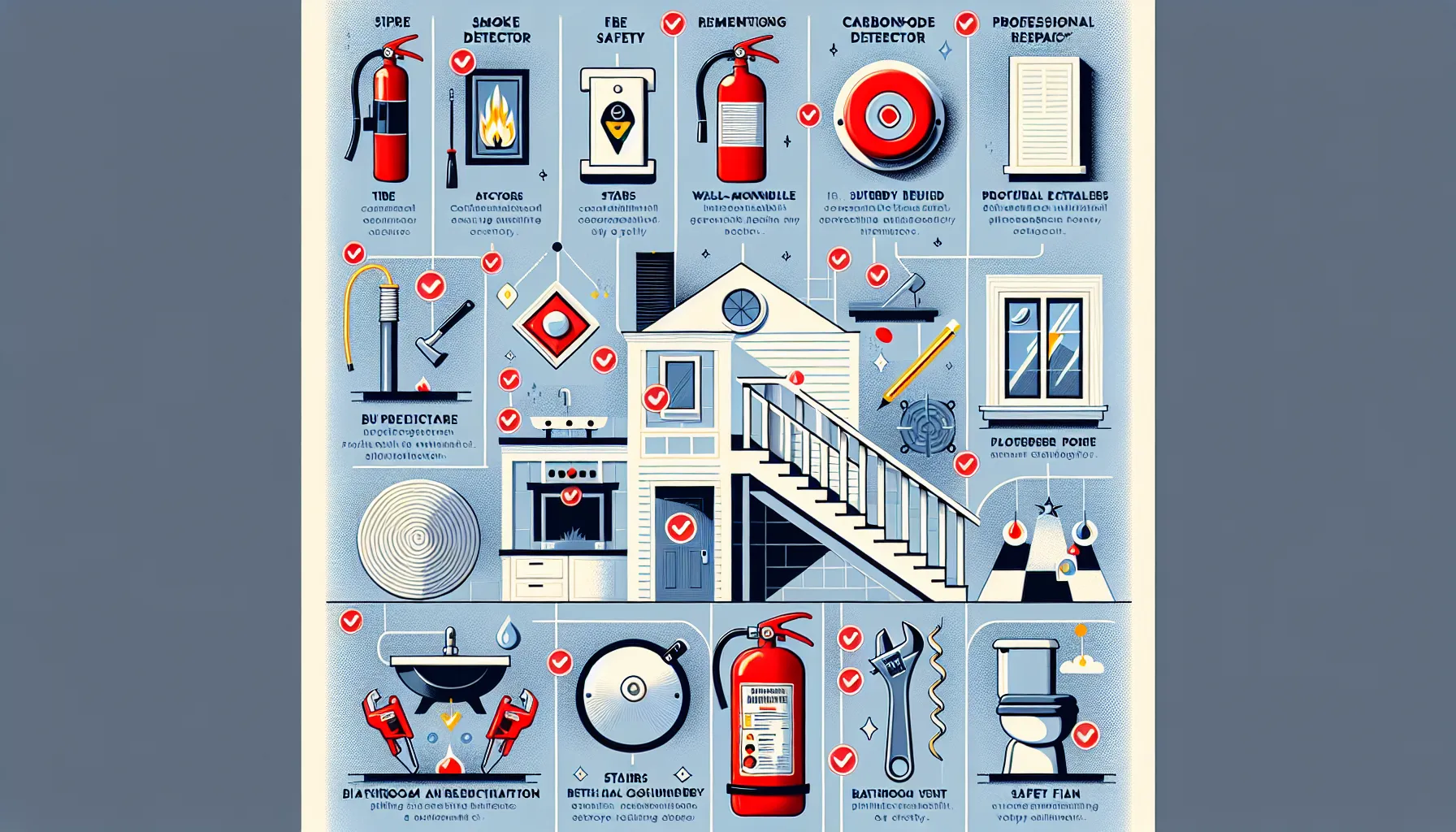 illustrated safety and compliance checklist for Danville rental properties