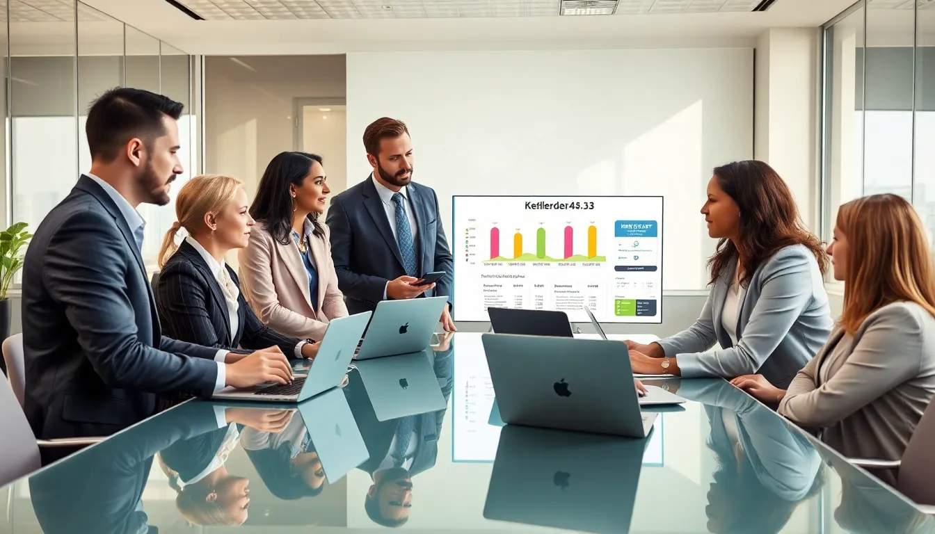 diverse team discussing betting strategies in a modern office.