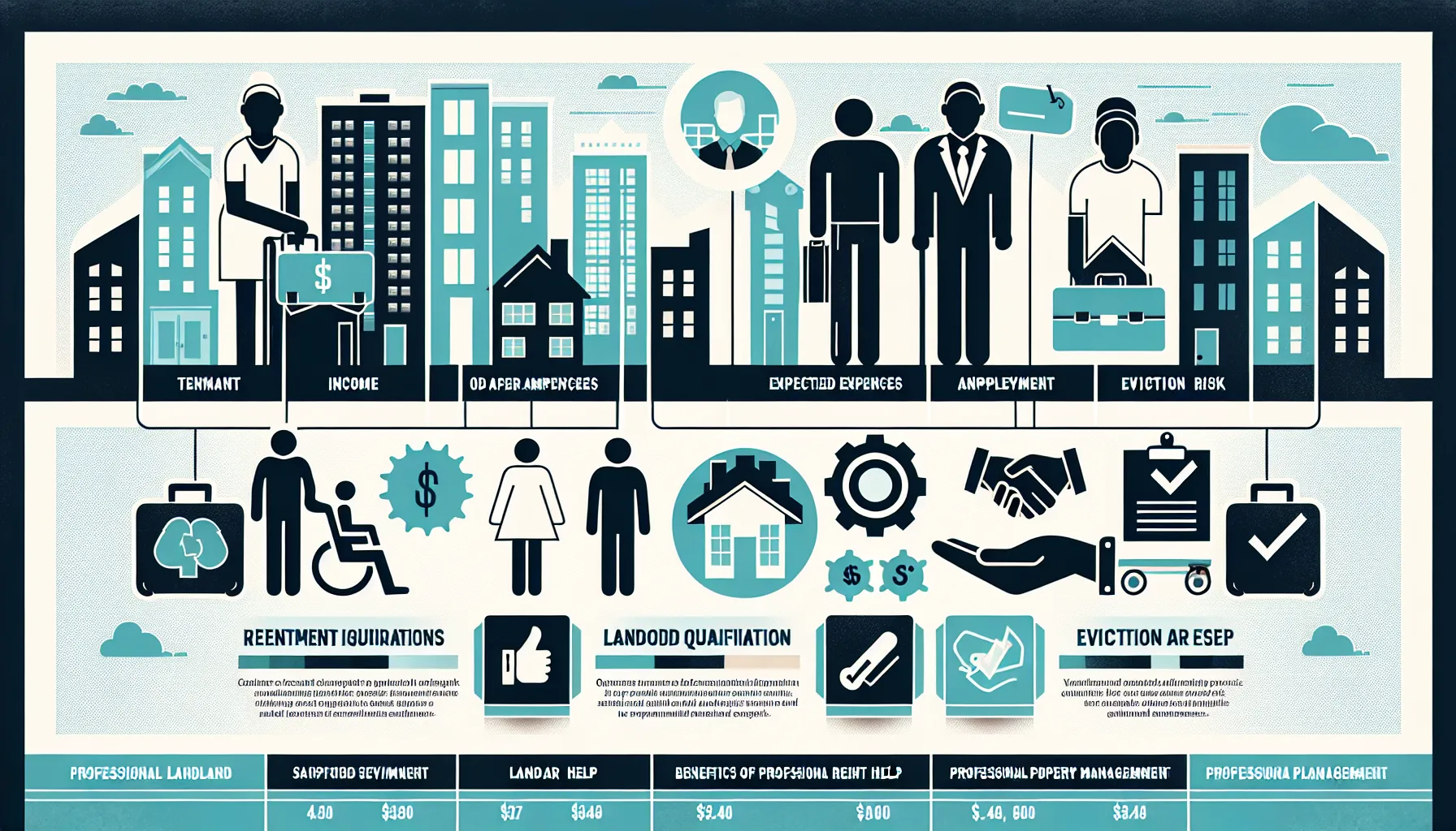 visual guide to tenant and landlord qualifications for rent assistance in Danville