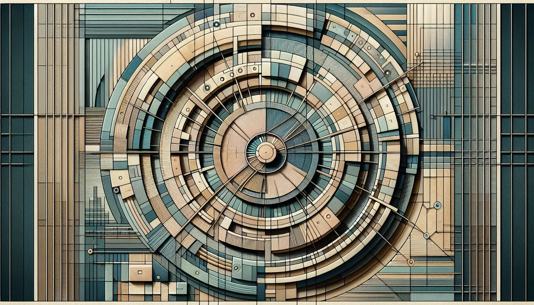 Geometric shapes and chains suggesting contracts, deadlines, and a careful exit path. - Best Steps Before Resigning A Physician Assistant Job