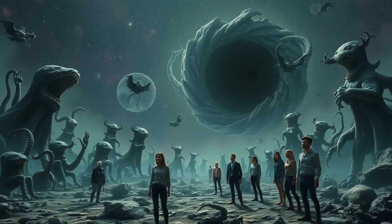 surreal landscape embodying the concept of Horrorspace9222.