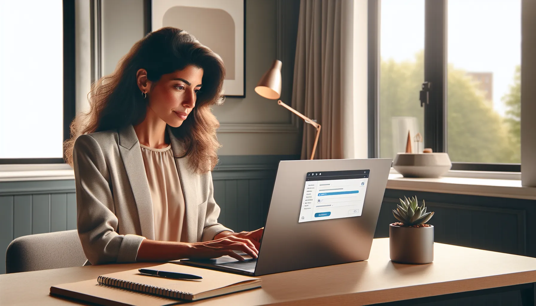 professional uninstalling software on a Mac in a modern office.