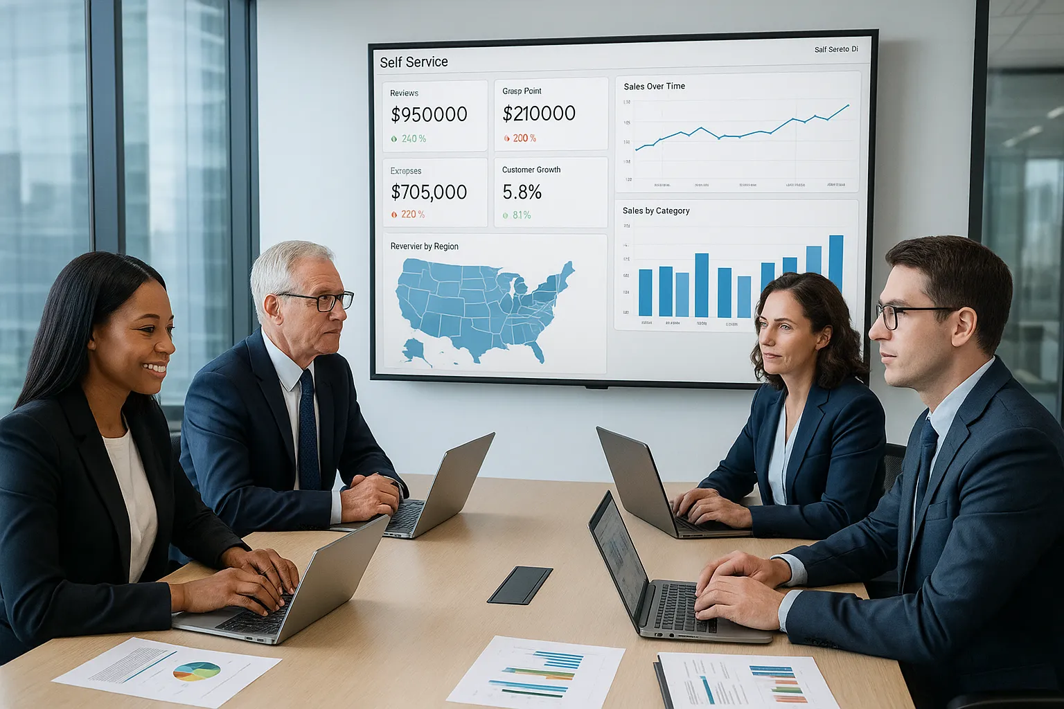 Self-Service BI Tools: Empower Teams Without Losing Control