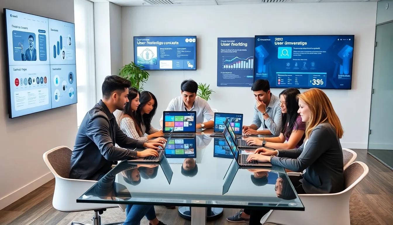 diverse team collaborating in a modern workspace about Obernaft.