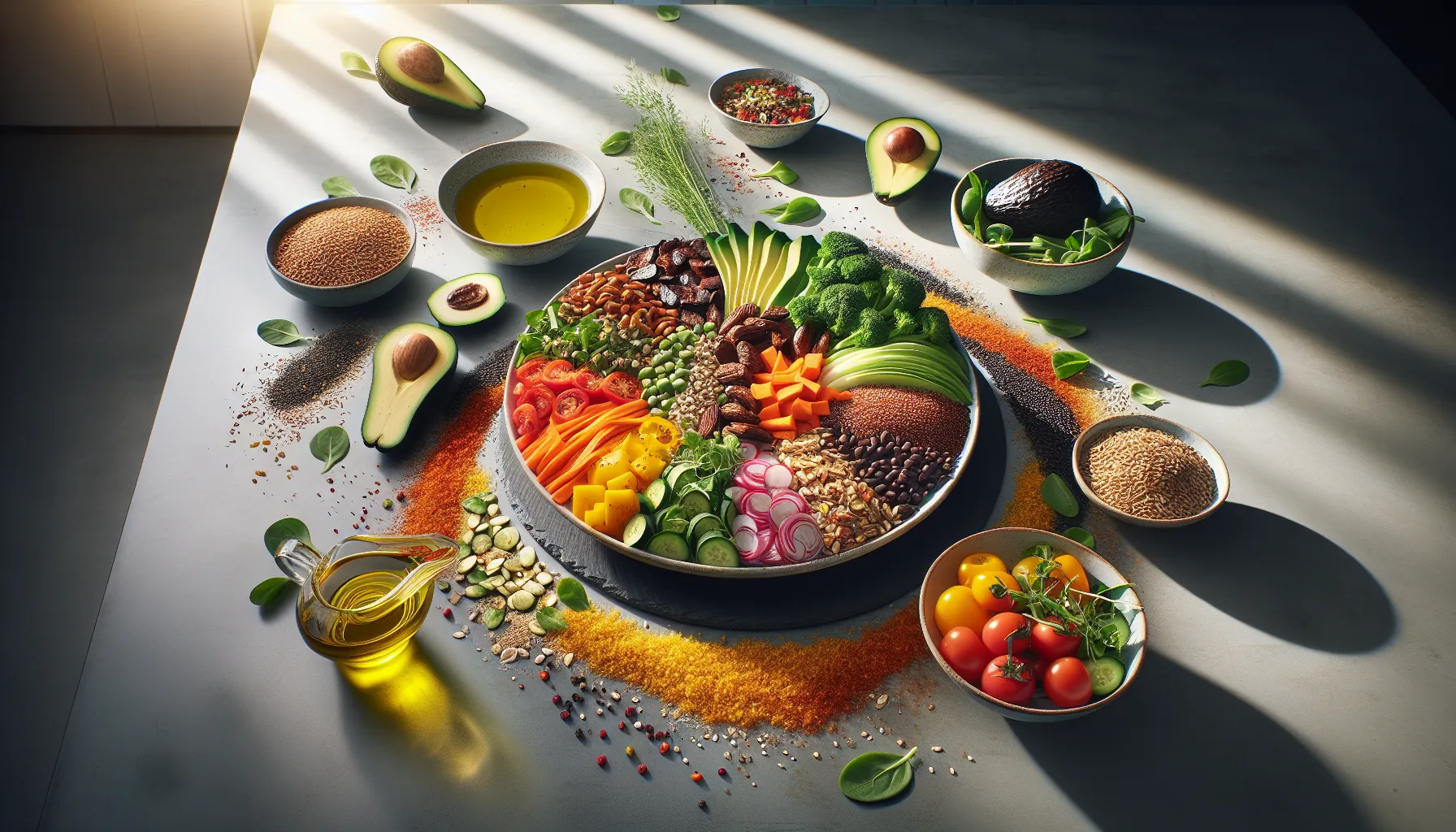 A flavorful plate of fojatosgarto with fresh vegetables and healthy fats.