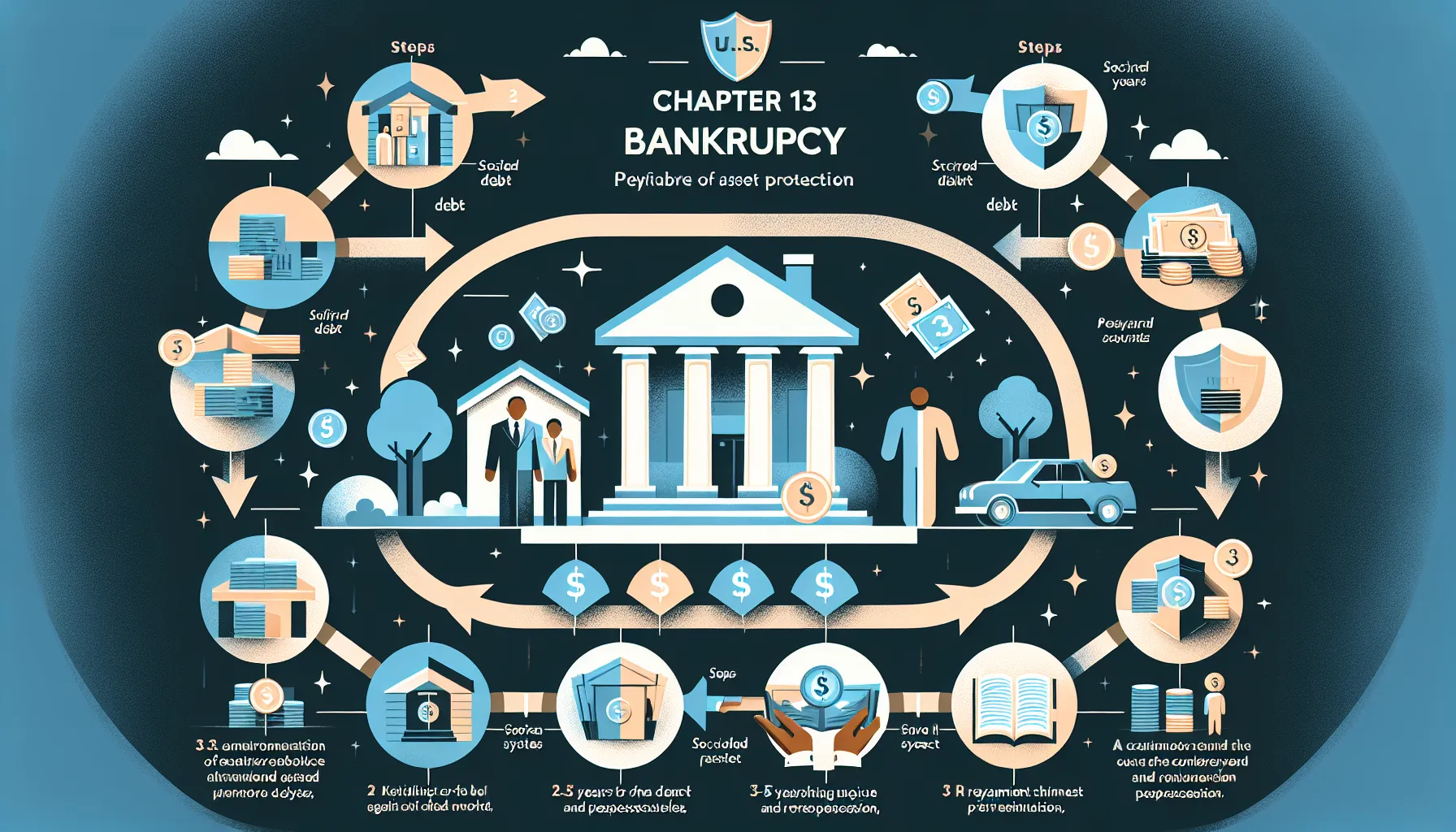 steps of the Chapter 13 bankruptcy process in the United States