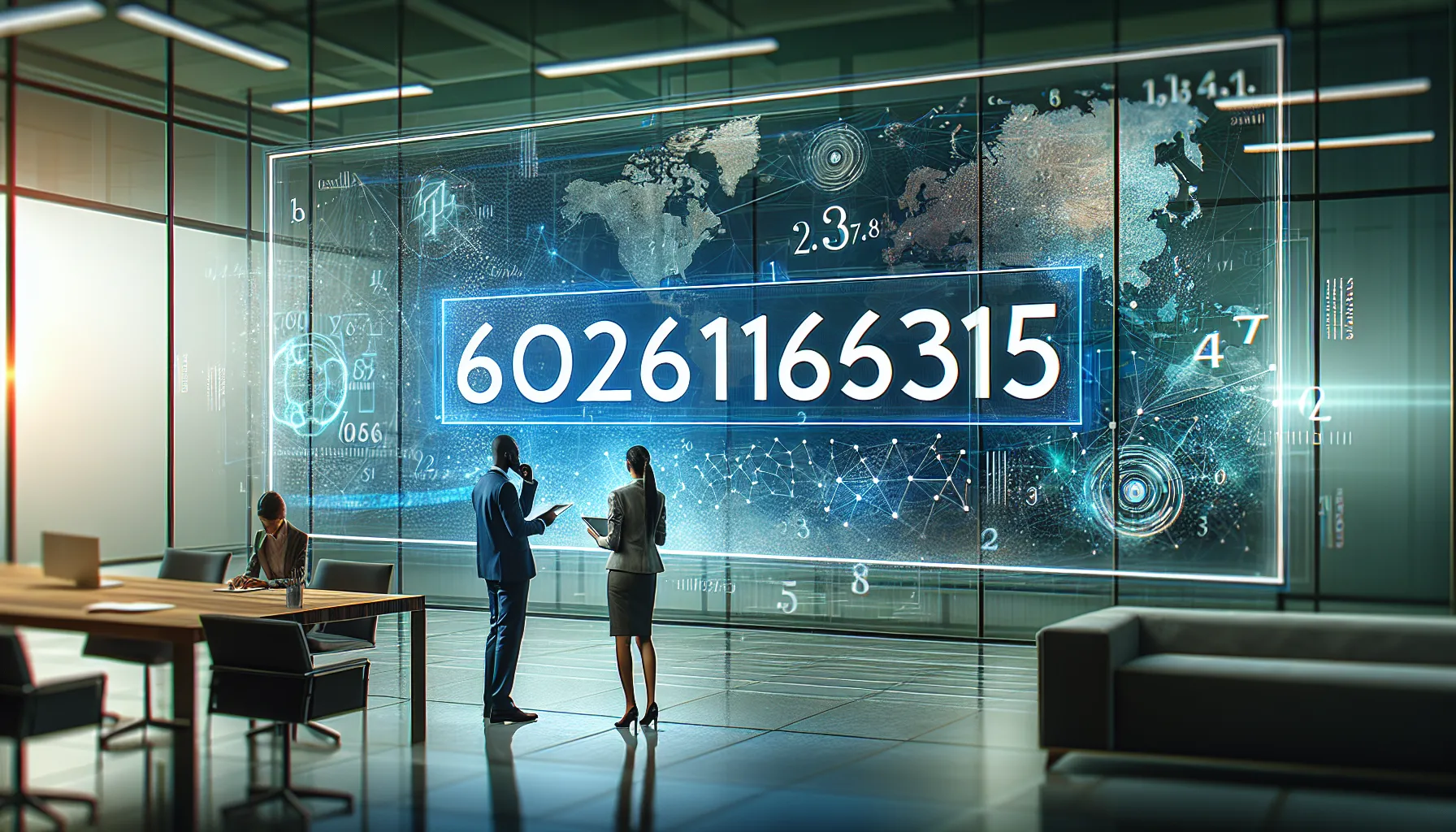 professionals analyzing data related to the number 6026169315.