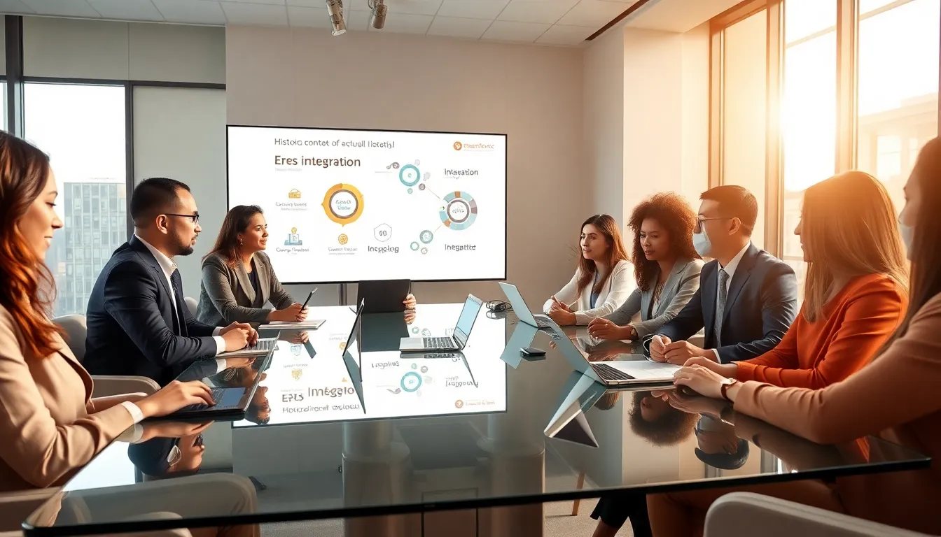 diverse team discussing tgbyhnrfvujmedcikwsxolqazp in a modern office.