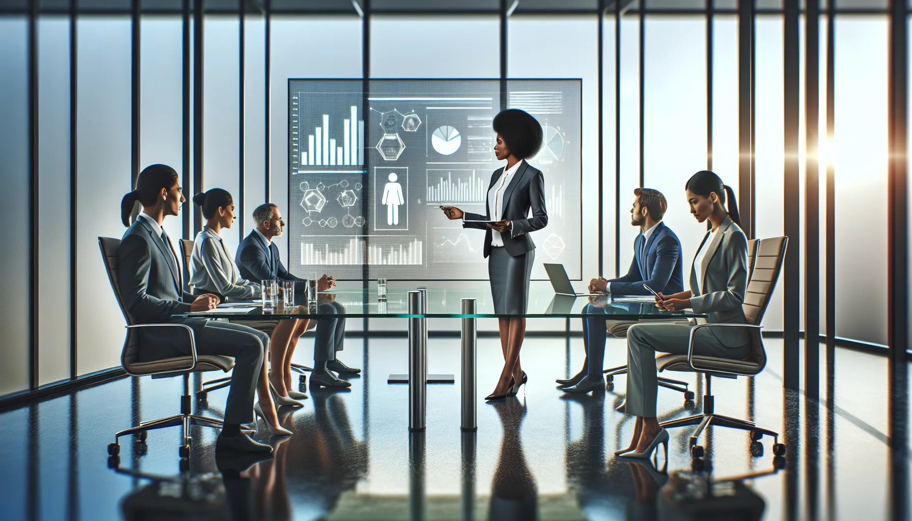 diverse team discussing Onnrec01 applications in a modern office.