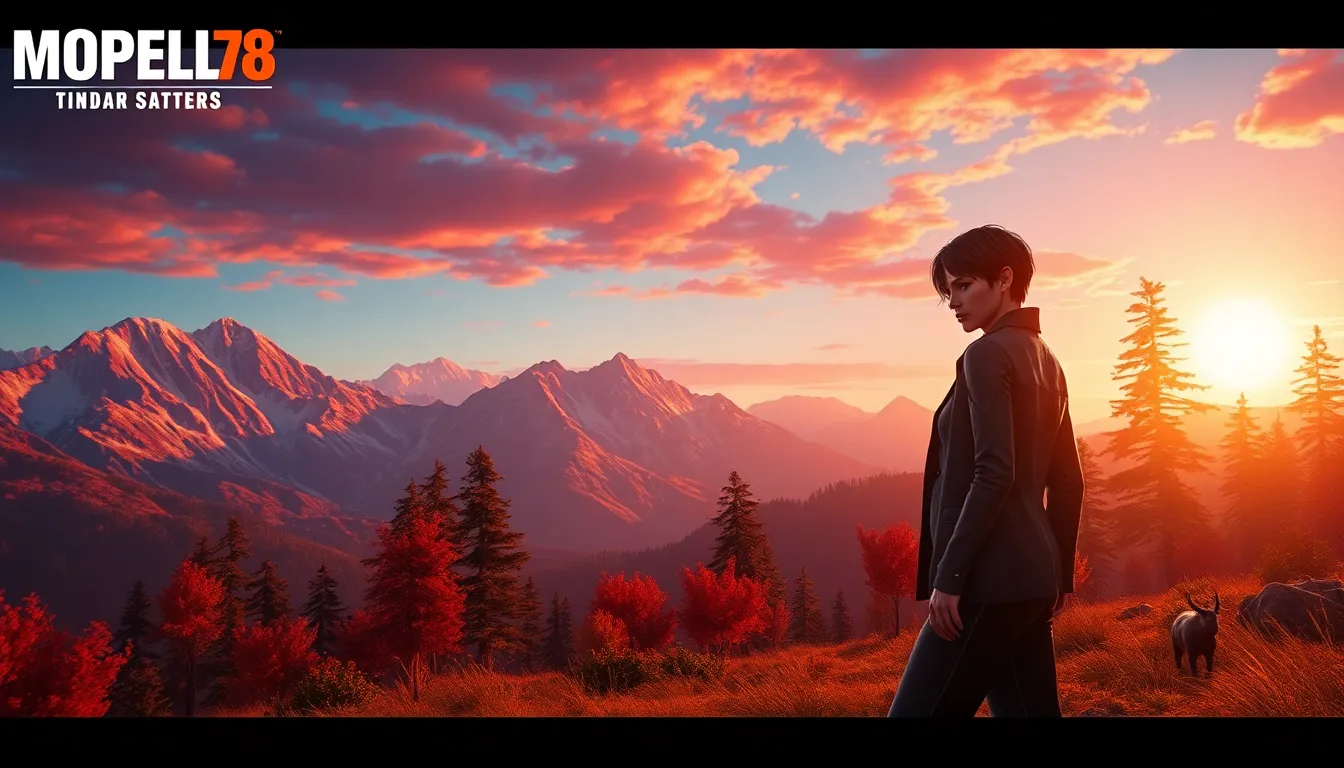 stunning gaming graphics showcasing Mopfell78's vibrant landscape and character design.