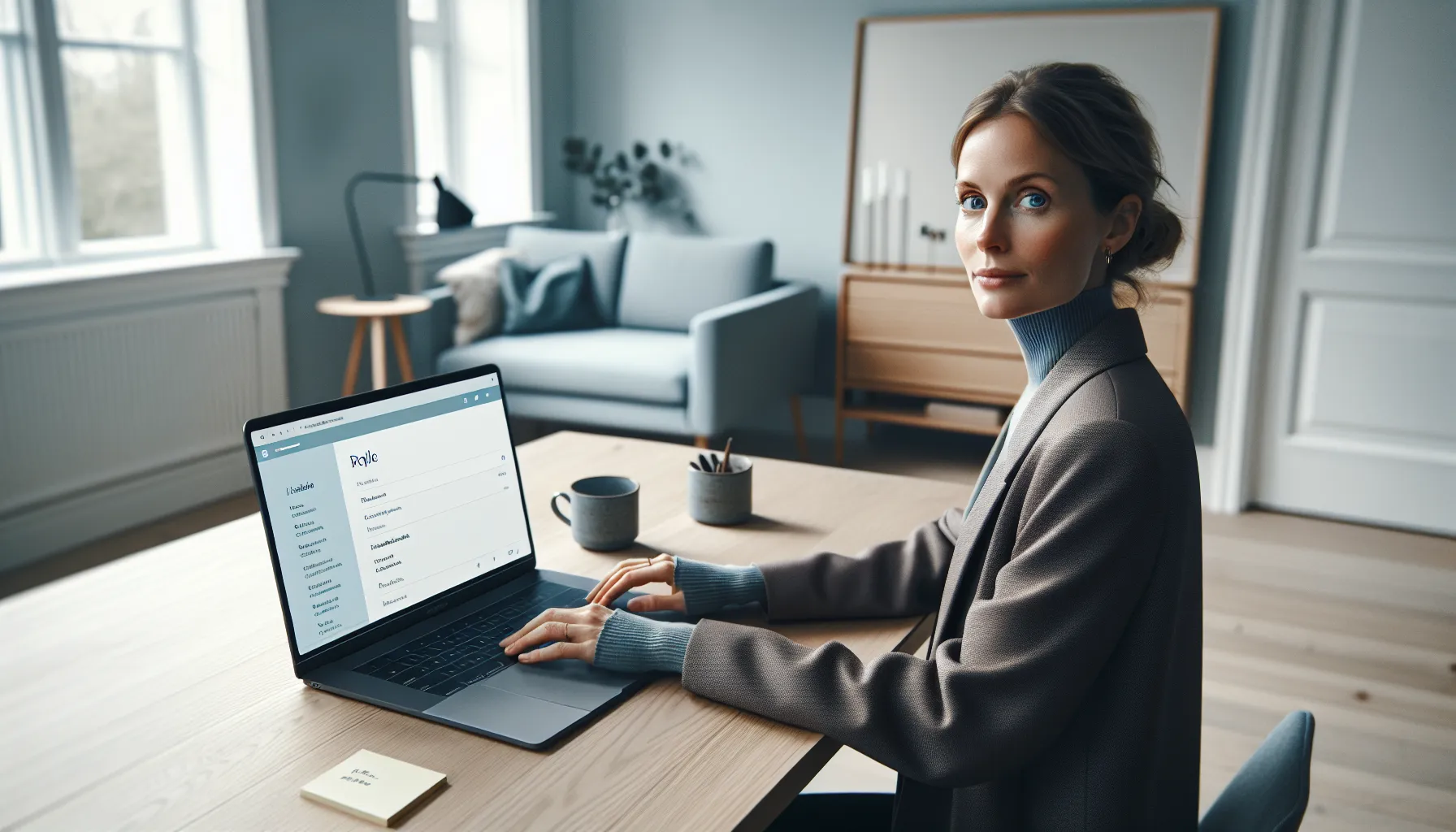 Norwegian professional edits LinkedIn profile with clean headshot, banner, and headline.