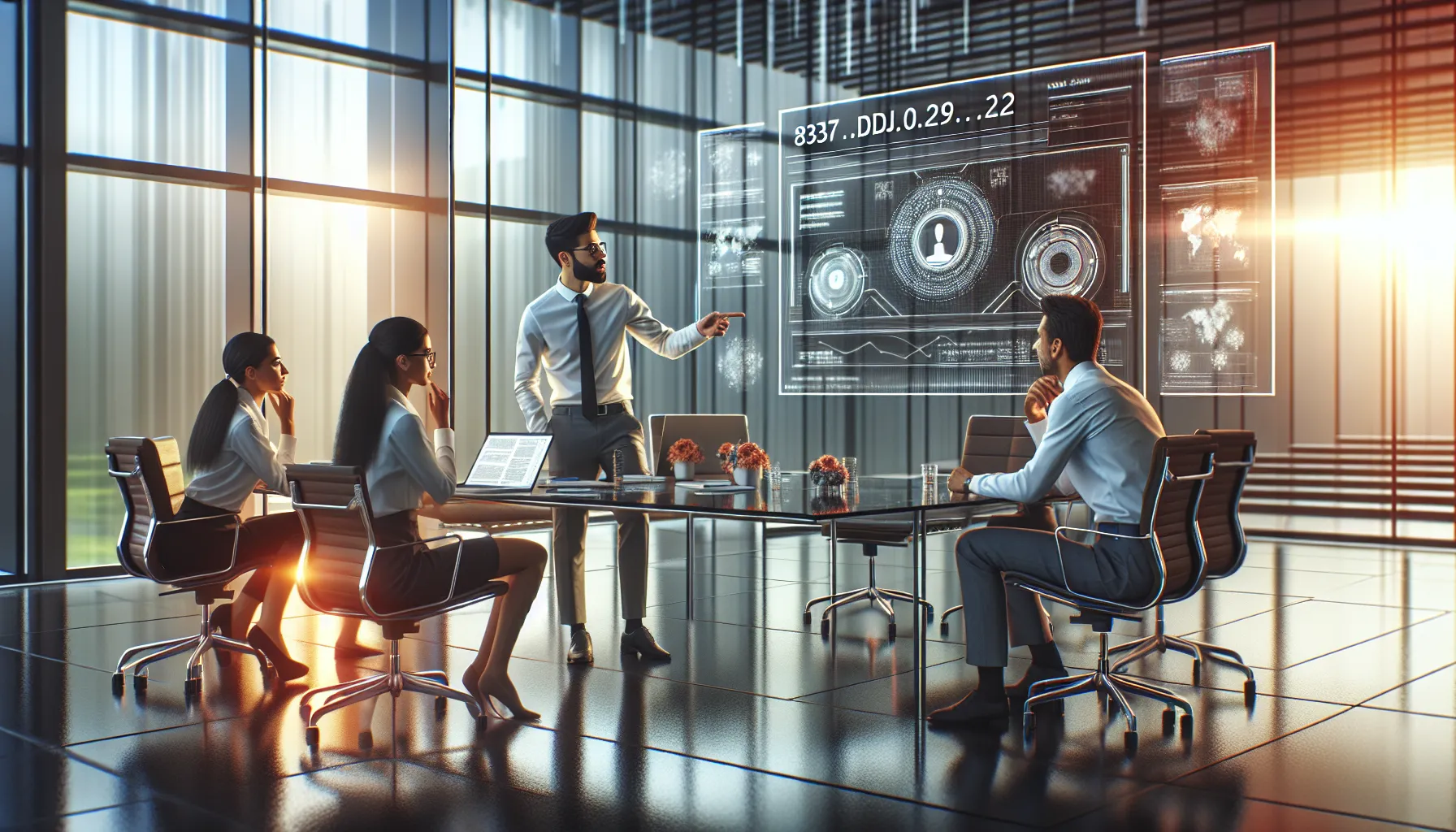 diverse team discussing Dropbox error code in a modern office.