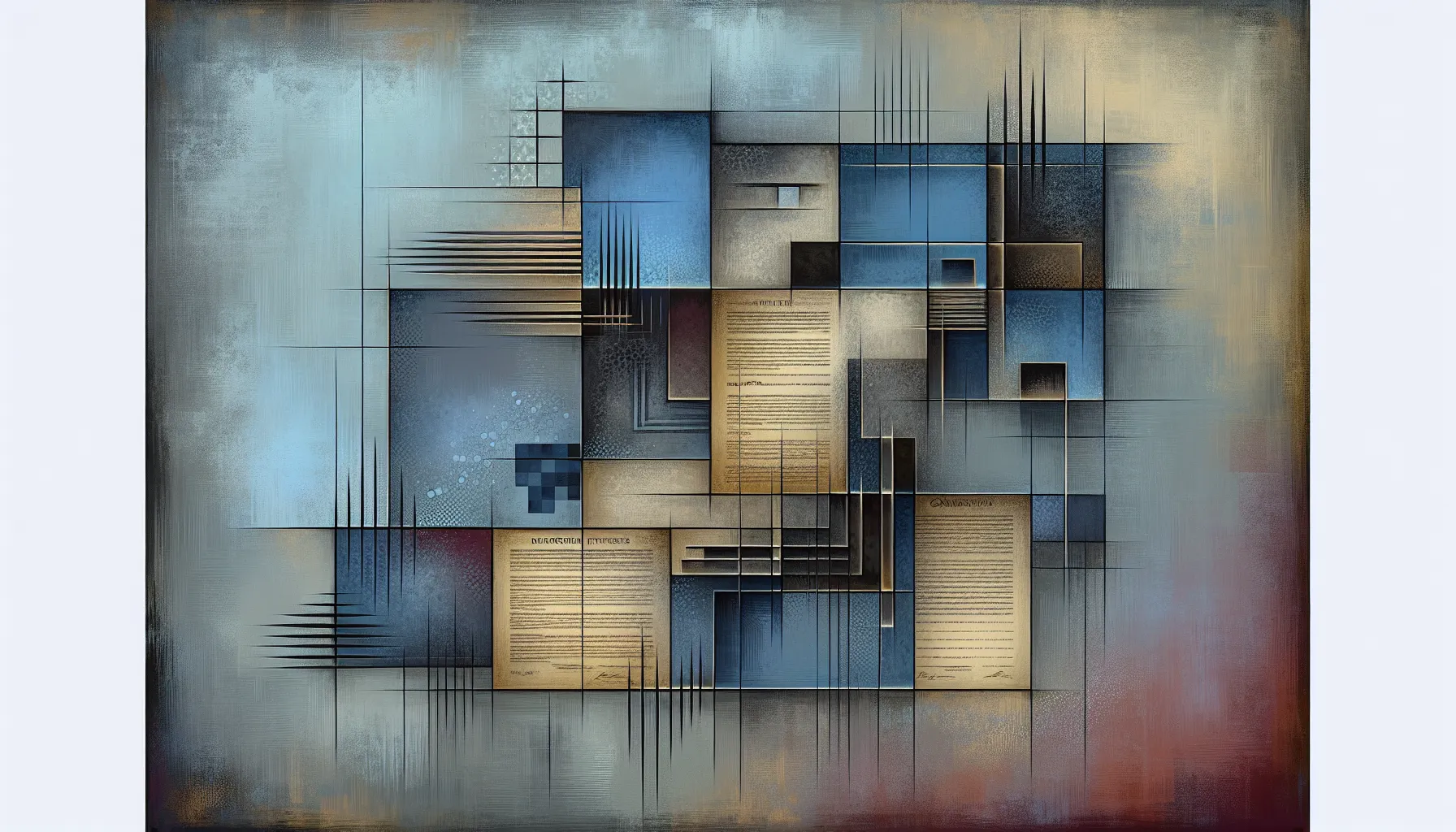 Layered abstract shapes suggesting job instability versus contractual protections. - When Can an Employer Fire a Physician Assistant