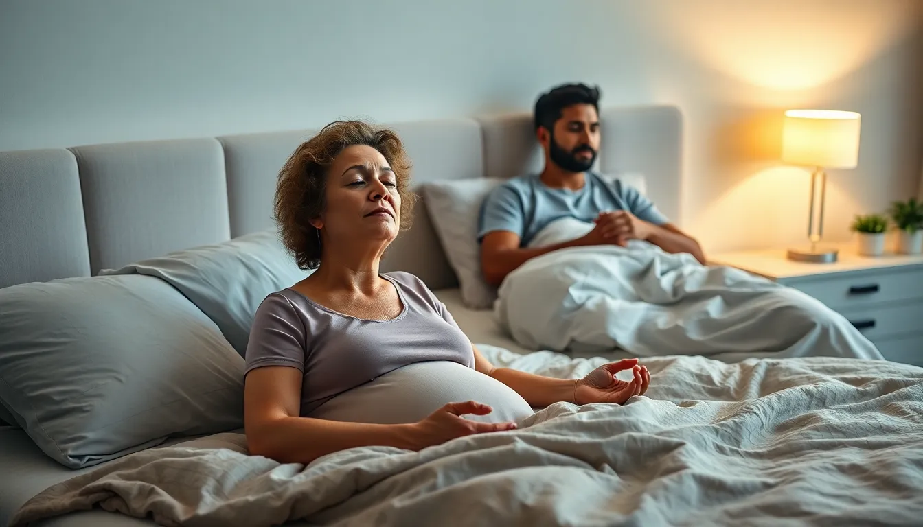 diverse individuals in serene bedrooms practicing sleep building techniques.