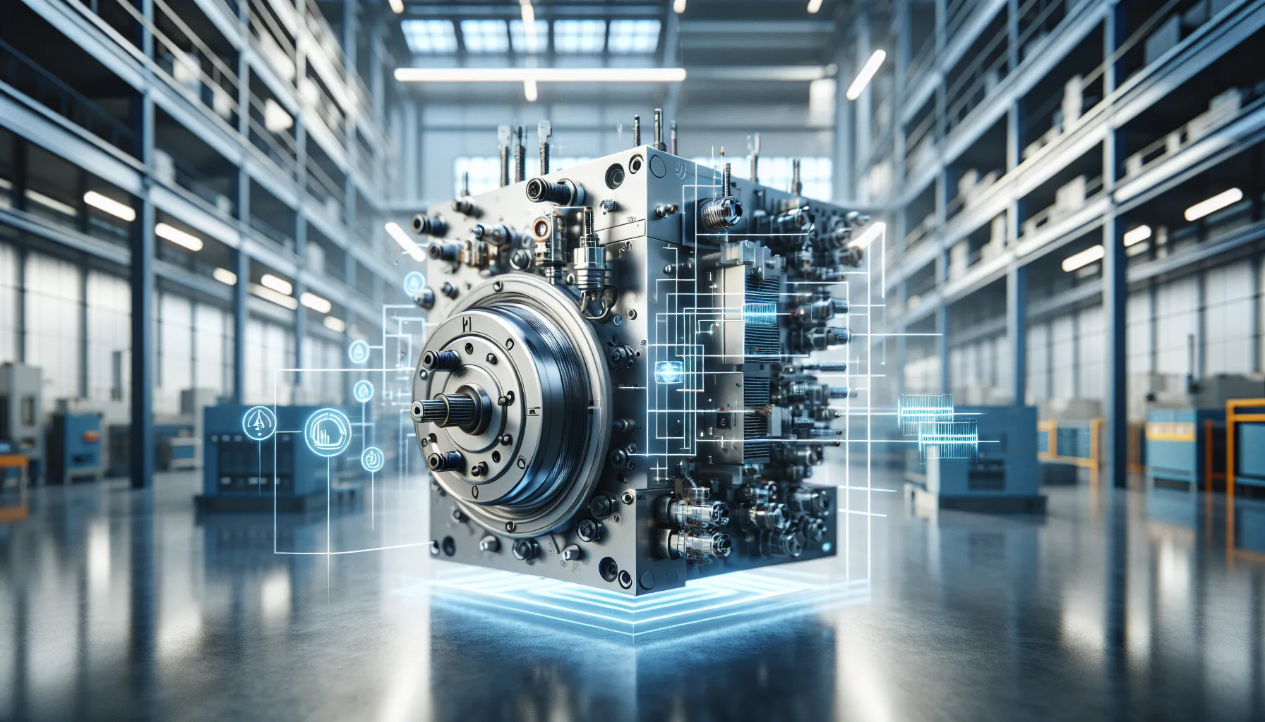 high-tech industrial component 651ZC00014 in a modern workshop.