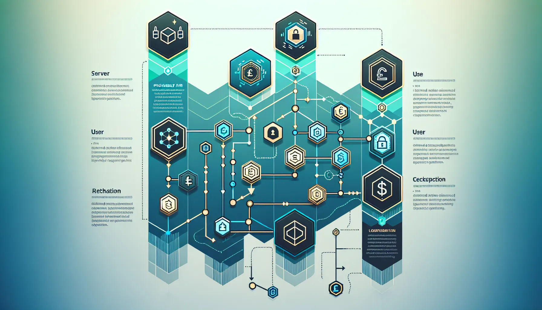 Vertical process diagram showing provably fair casino game verification stages with blockchain elements.