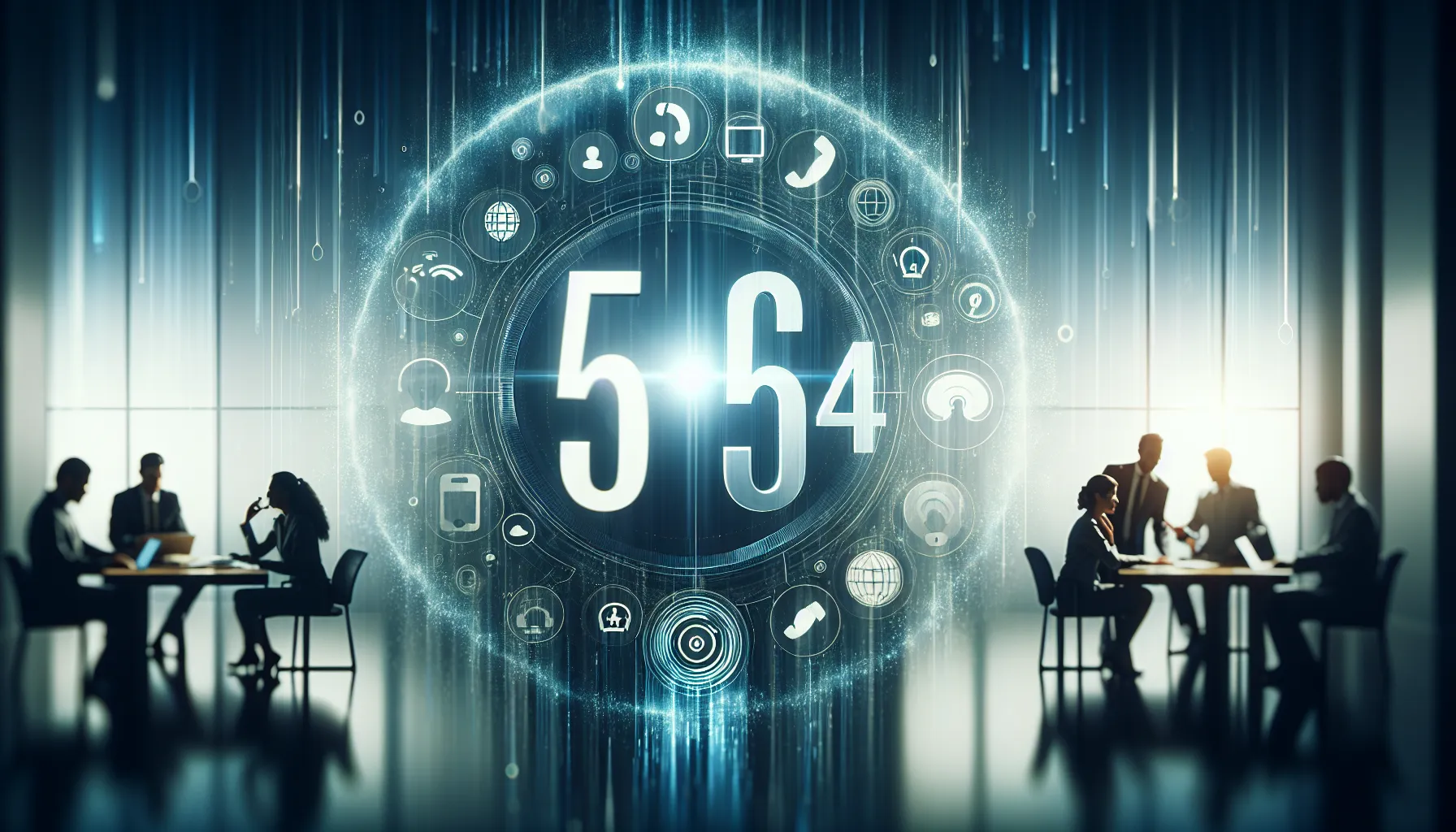 digital representation of the number 9545058434 in a telecommunications context.