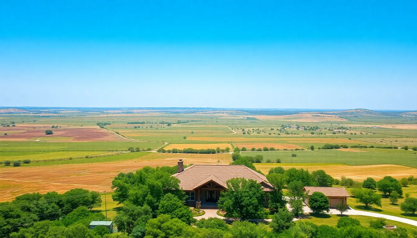 house in the middle of vacant land - Buy Land in Texas With Owner Financing