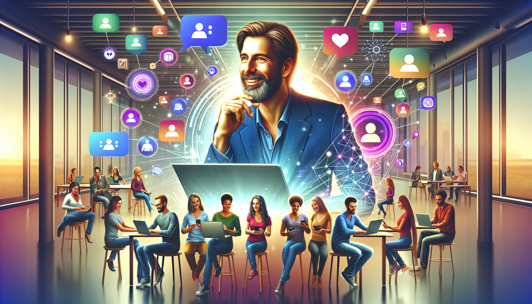 Deannaf1119 engaging with a diverse online community.