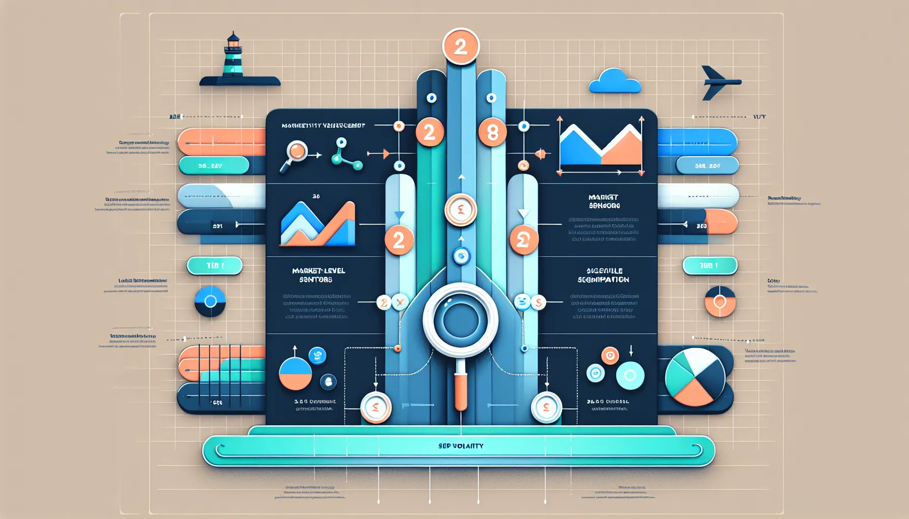 UK infographic showing how to measure SERP volatility across sensors, KPIs, segments.