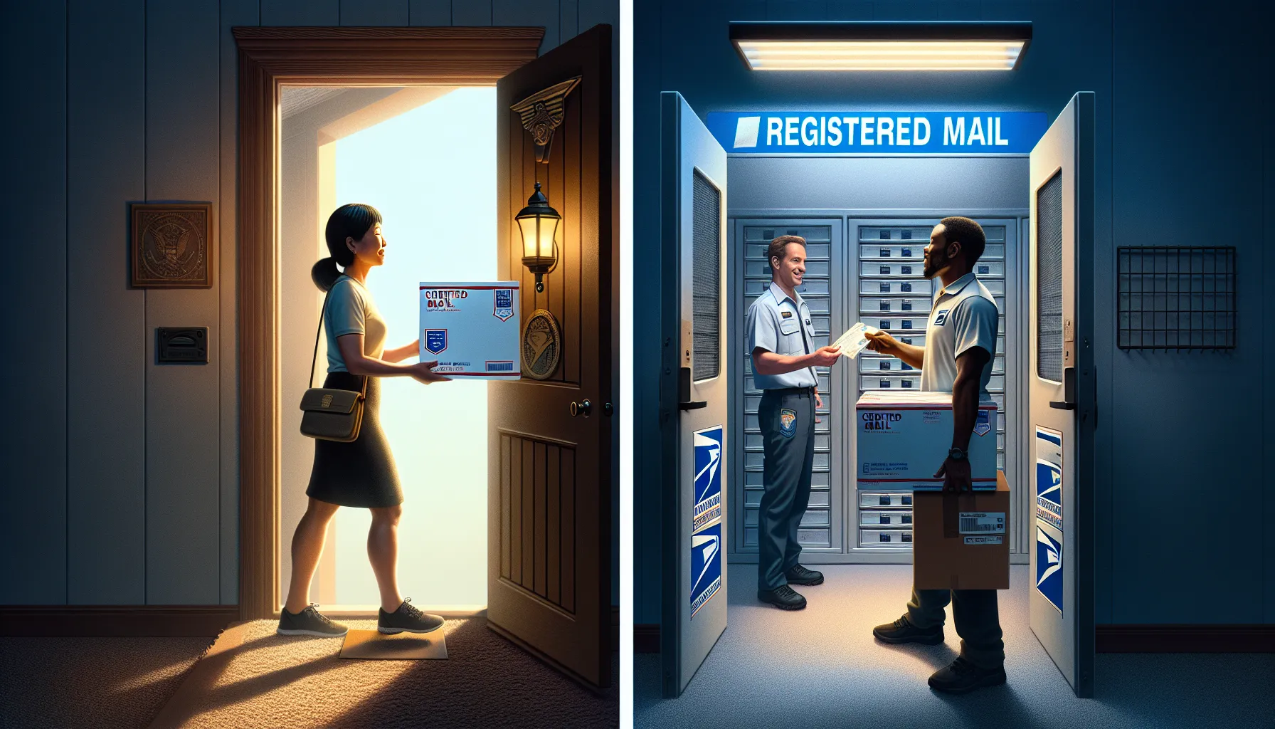 A comparison of Certified and Registered Mail services.