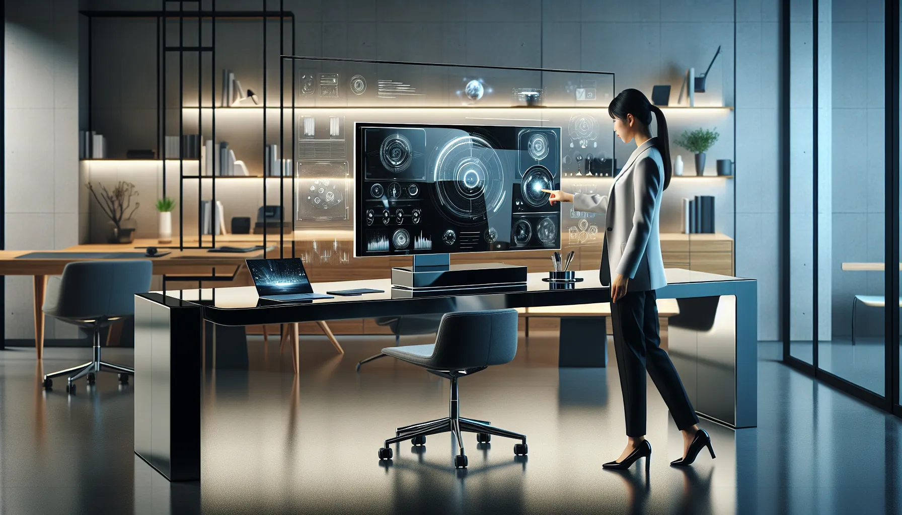 modern workspace showcasing the versatile 4BV085 device.