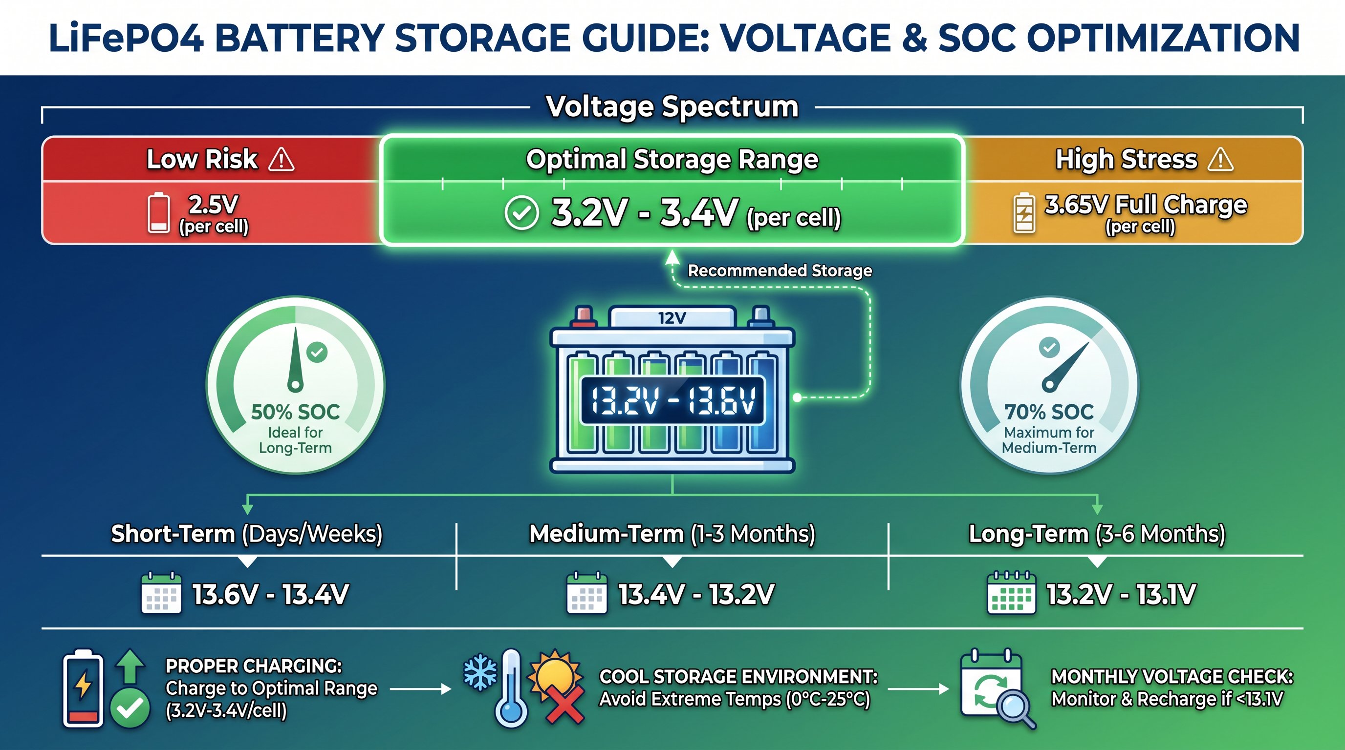 LiFePO4 Battery Storage Voltage: The Complete Guide to Optimal Performance and Longevity