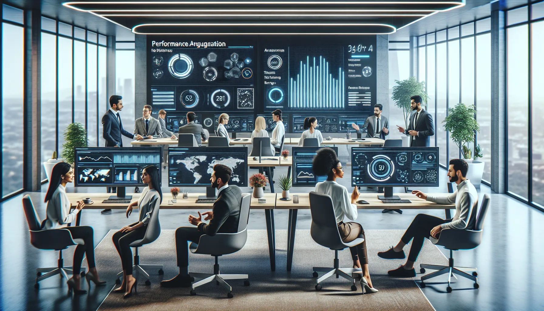 IT professionals collaborating on the Cyroket2585 Patch in a modern office.